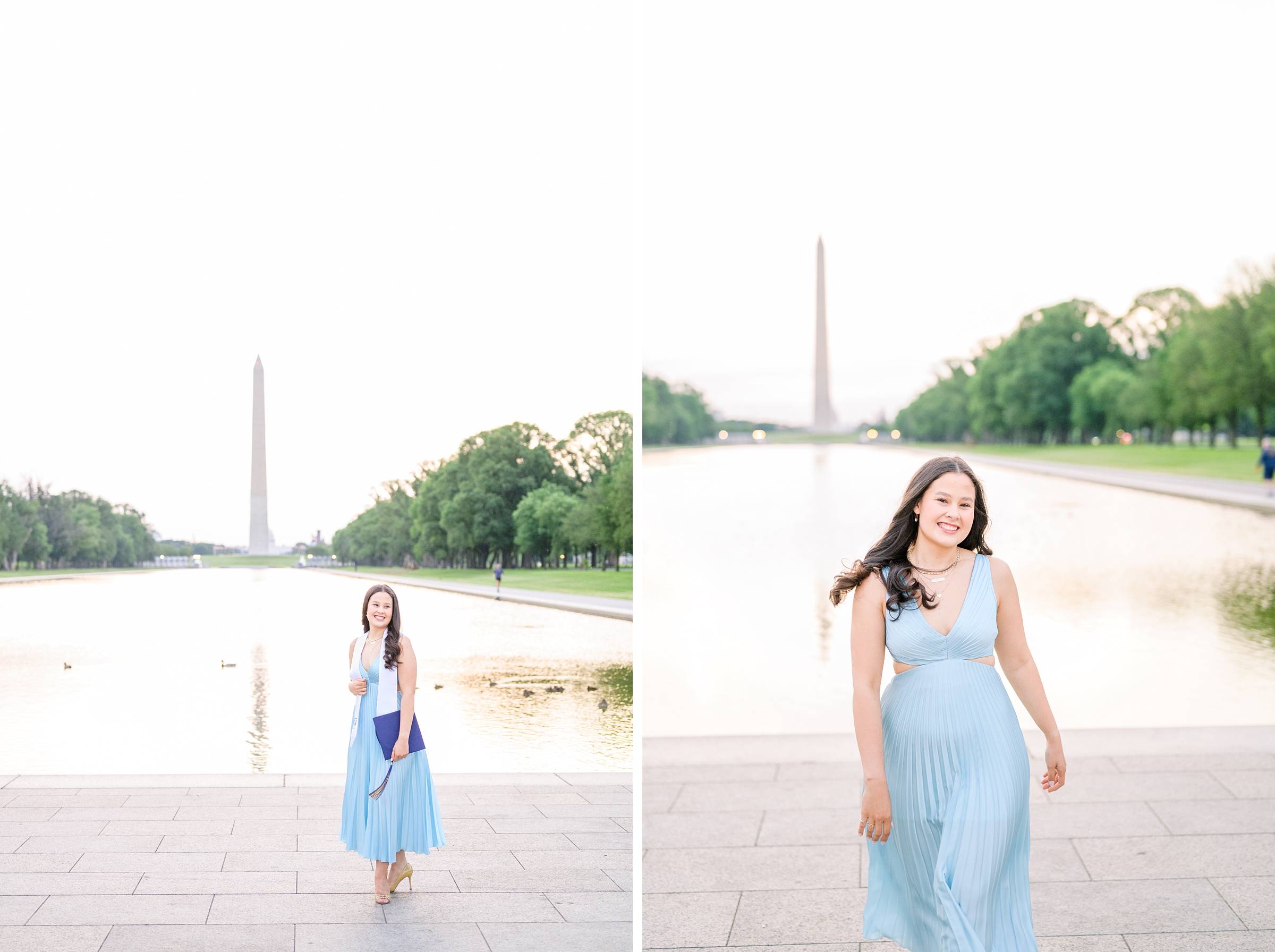 GW Grad Session on the National Mall photographed by Baltimore Photographer Cait Kramer