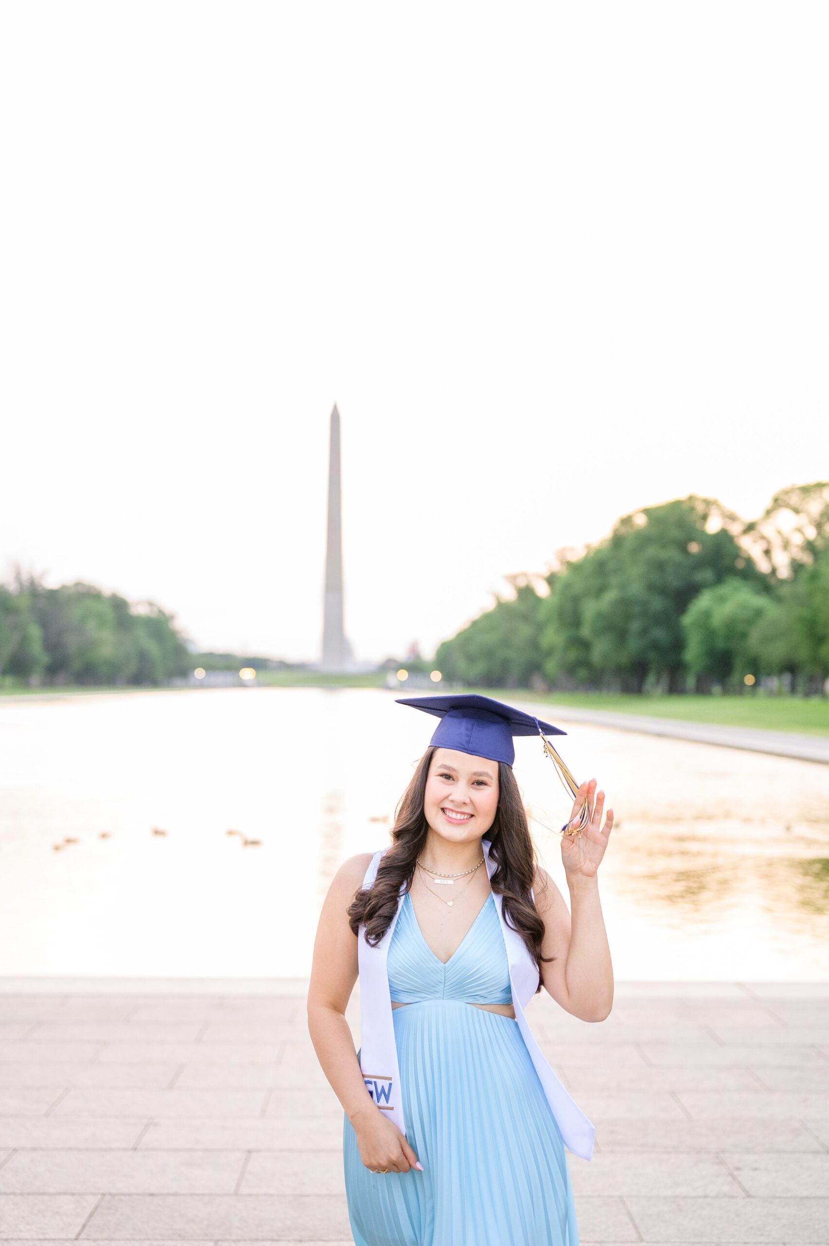 GW Grad Session on the National Mall photographed by Baltimore Photographer Cait Kramer