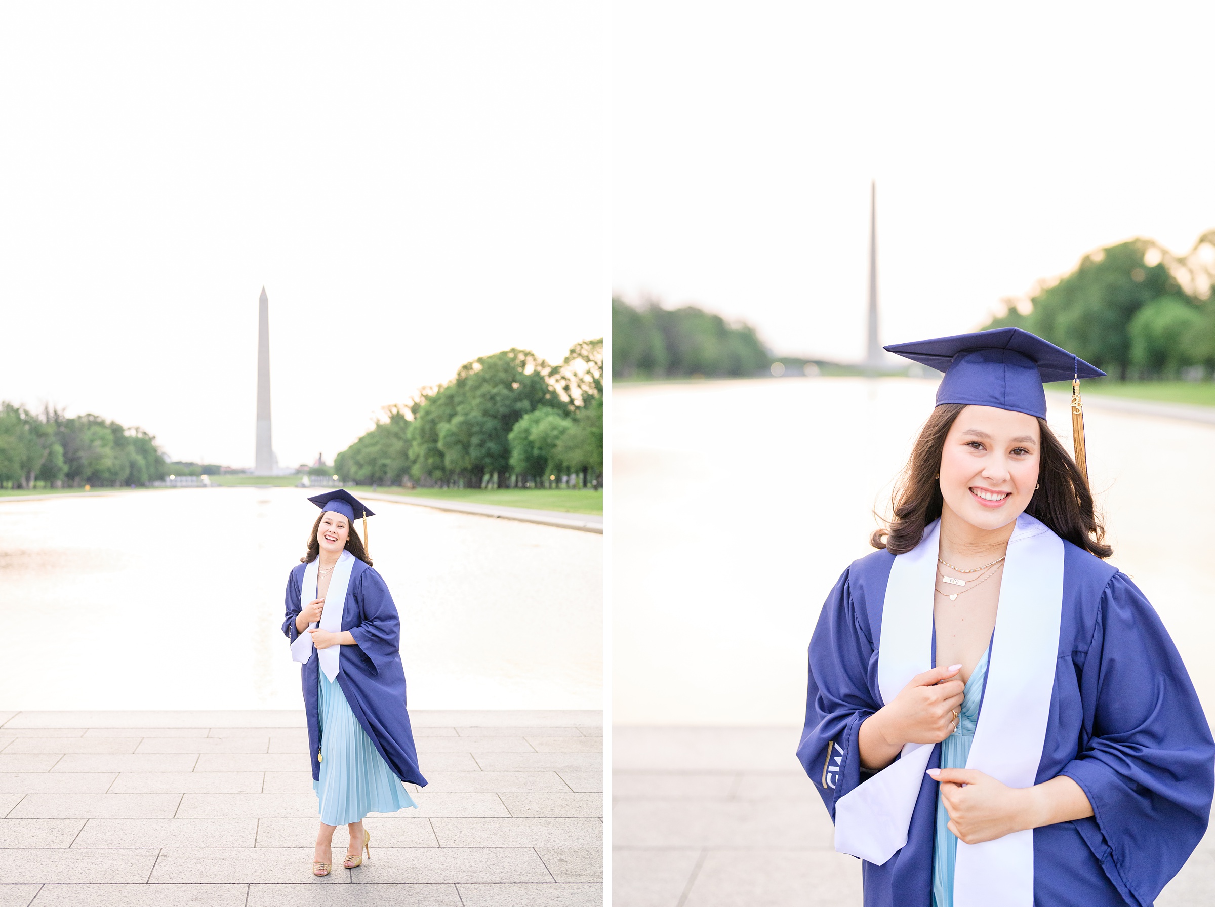 GW Grad Session on the National Mall photographed by Baltimore Photographer Cait Kramer