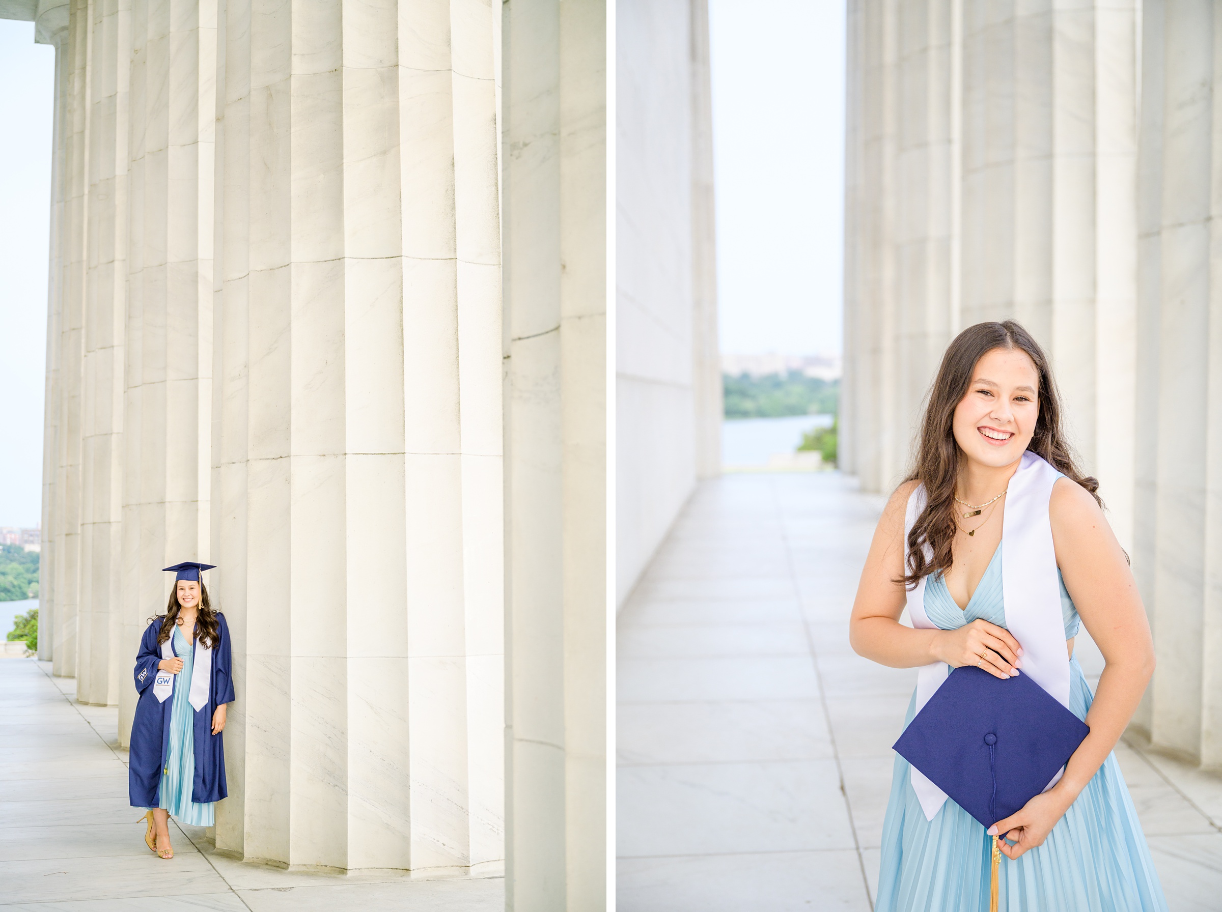 GW Grad Session on the National Mall photographed by Baltimore Photographer Cait Kramer