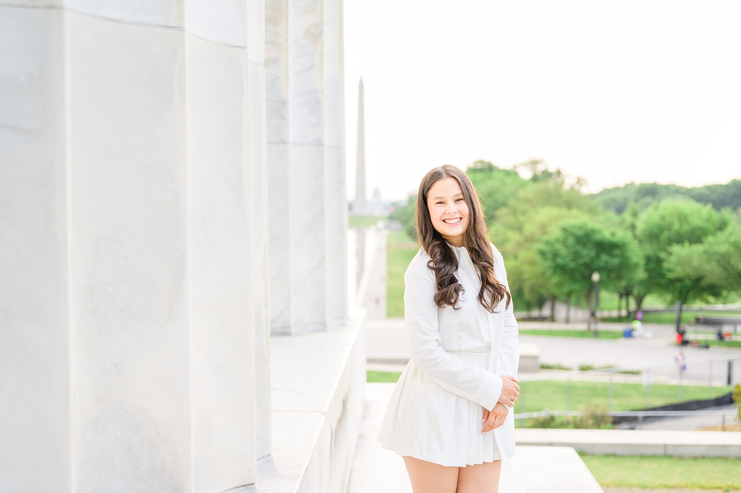 GW Grad Session on the National Mall photographed by Baltimore Photographer Cait Kramer