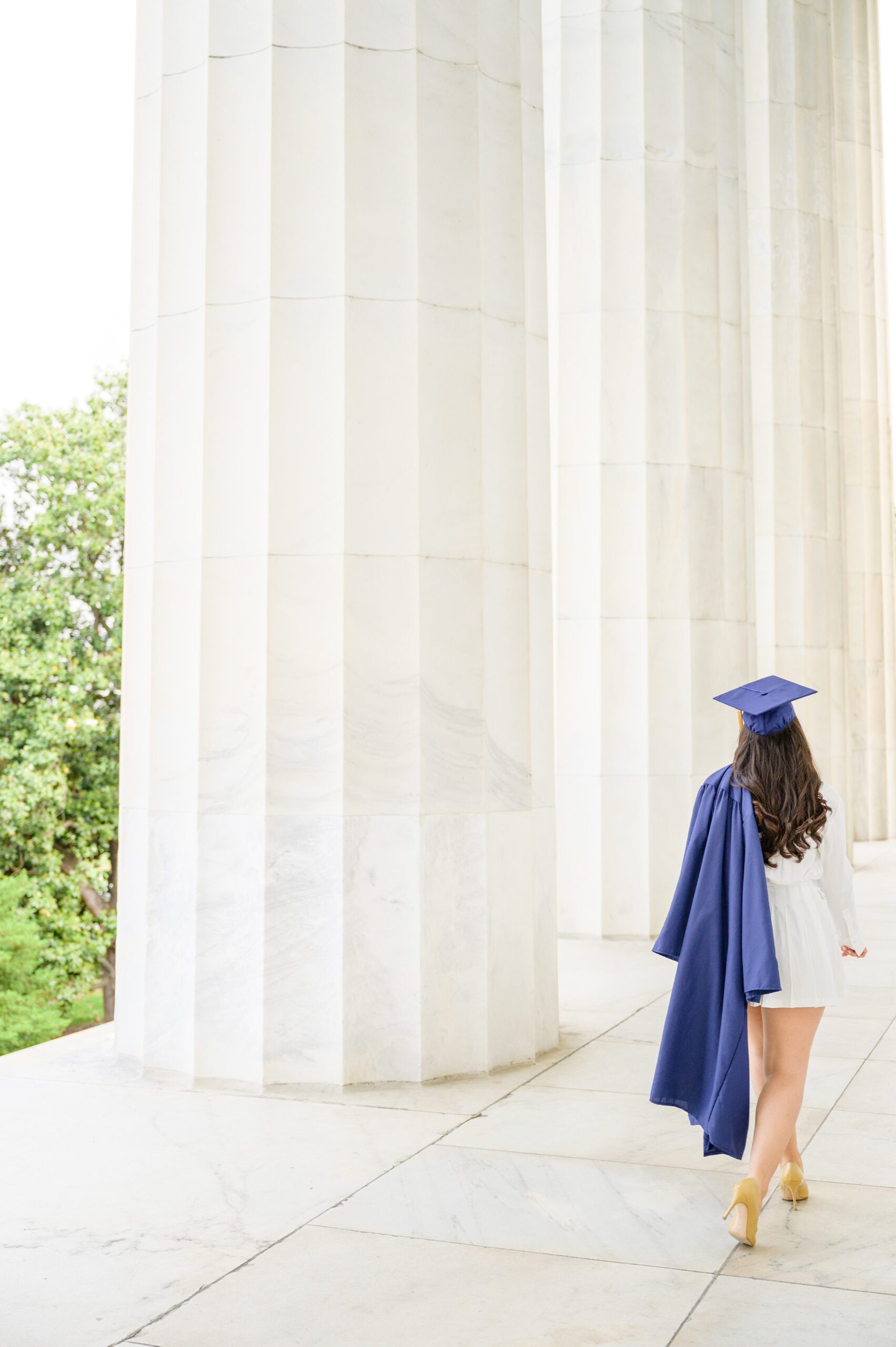 GW Grad Session on the National Mall photographed by Baltimore Photographer Cait Kramer