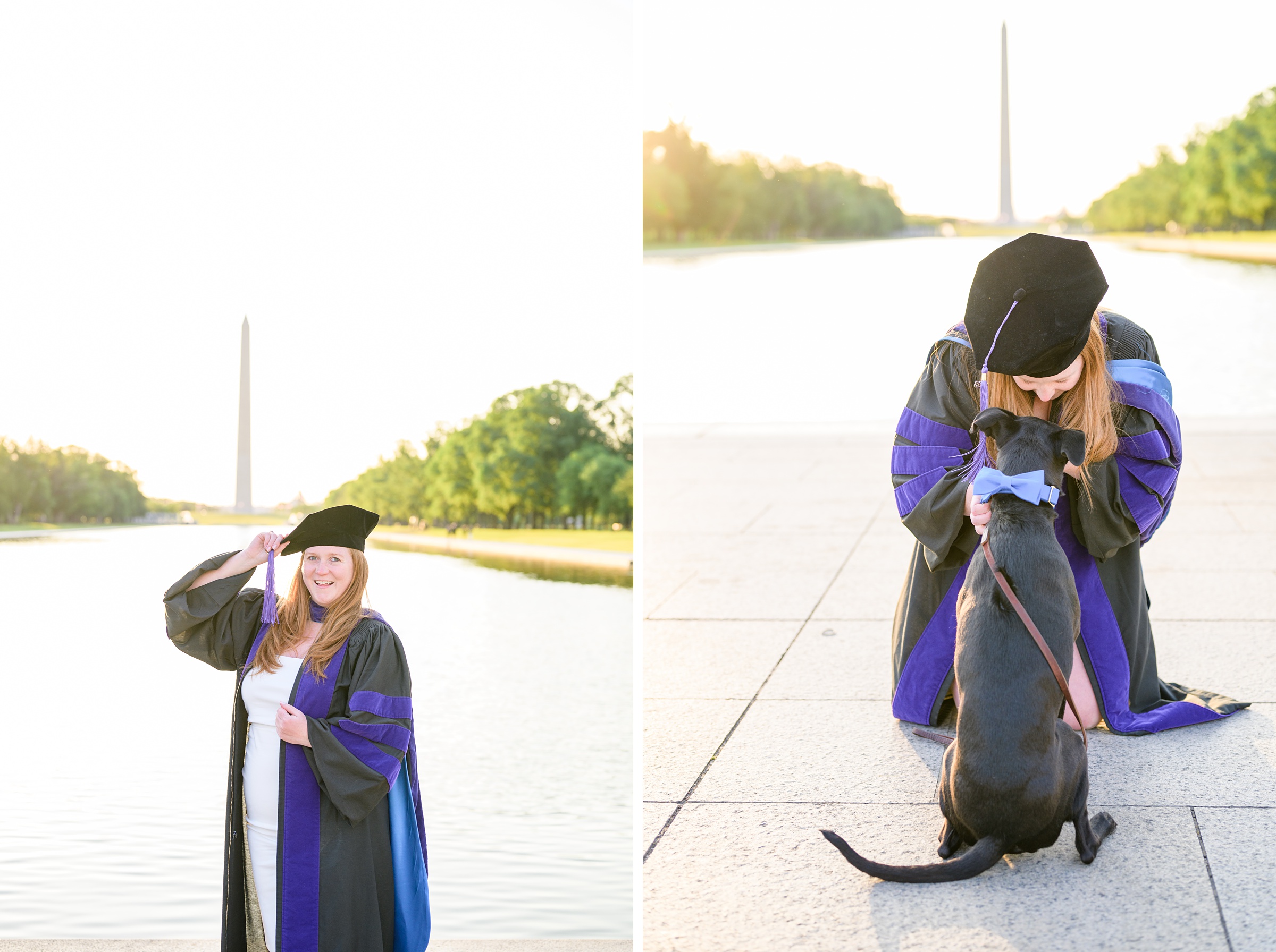 Brittany's Law School Grad Portraits on the National Mall in Washington DC photographed by Baltimore Photographer Cait Kramer