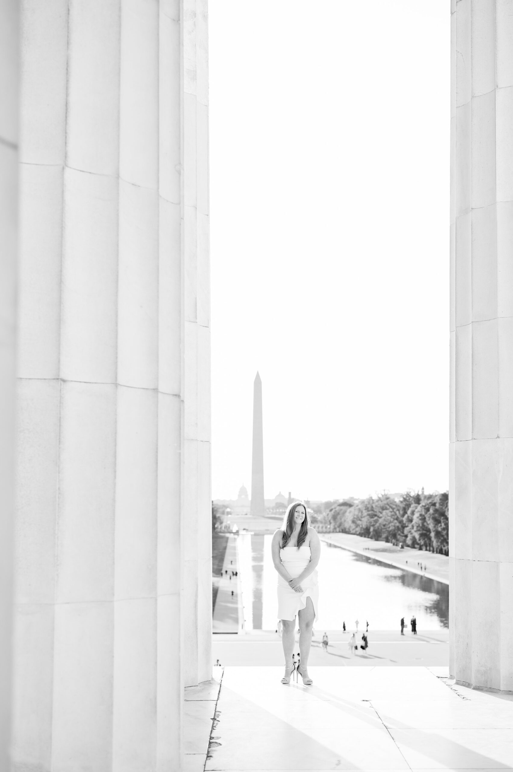 Brittany's Law School Grad Portraits on the National Mall in Washington DC photographed by Baltimore Photographer Cait Kramer