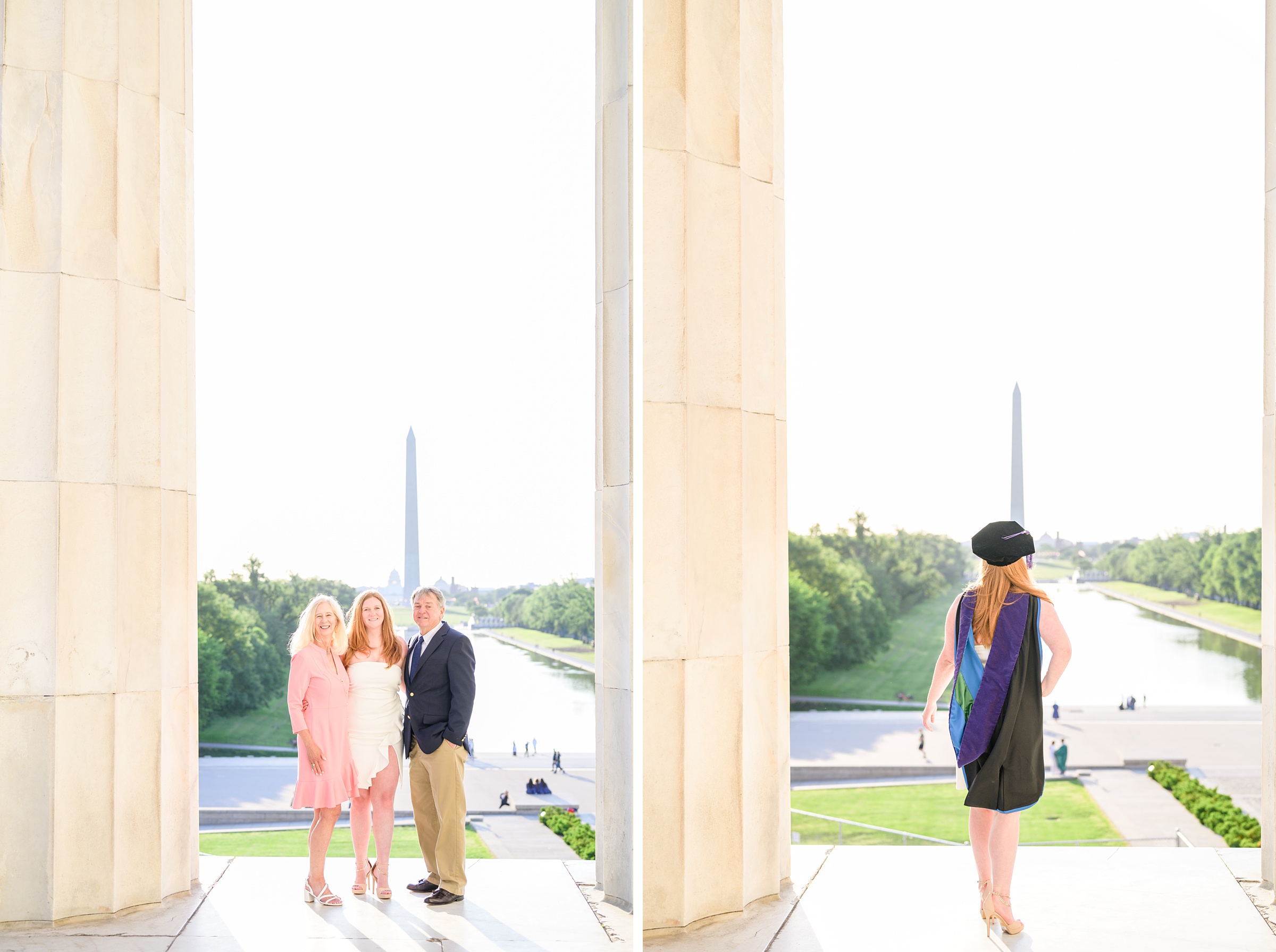 Brittany's Law School Grad Portraits on the National Mall in Washington DC photographed by Baltimore Photographer Cait Kramer