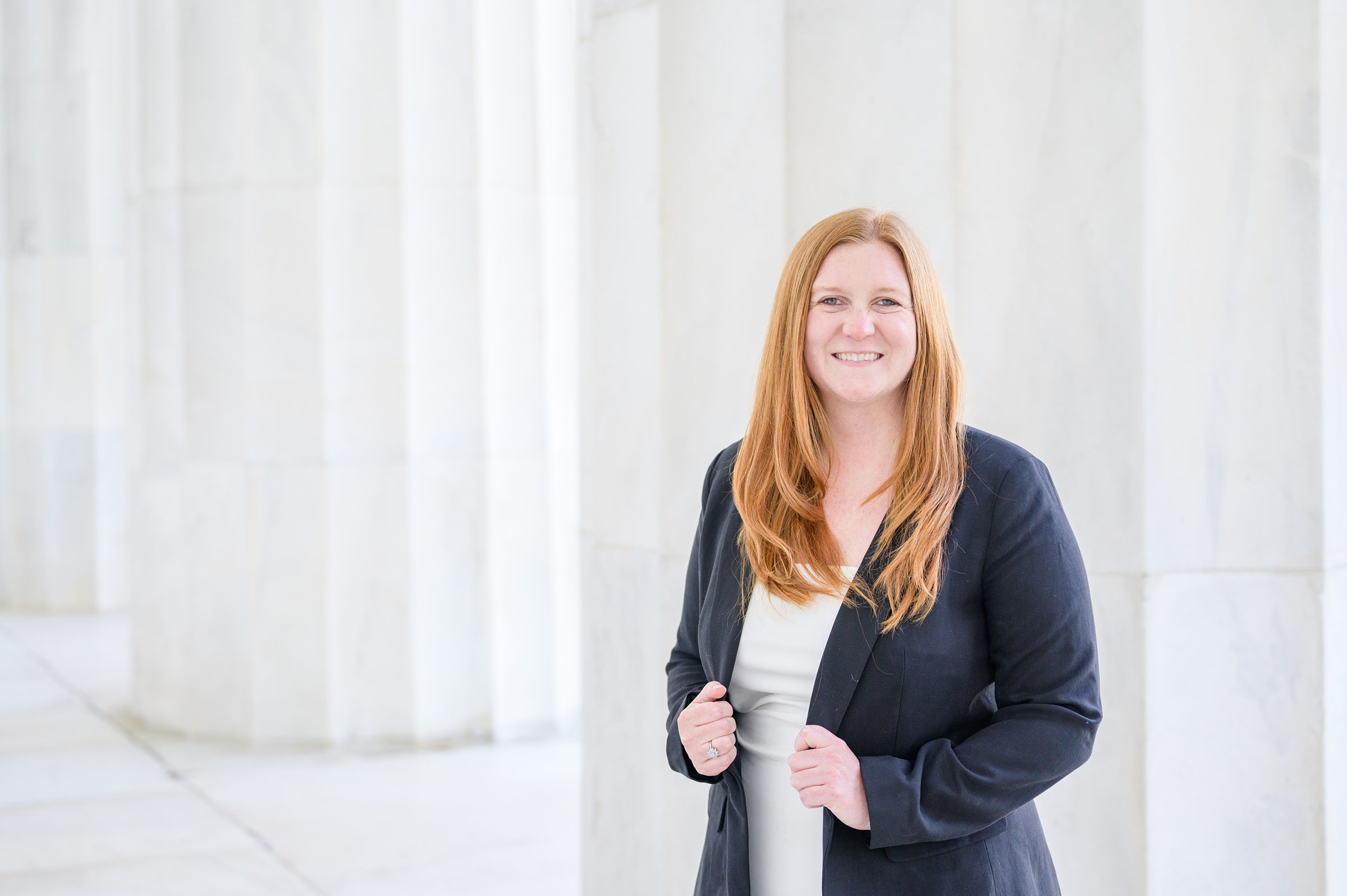 Brittany's Law School Grad Portraits on the National Mall in Washington DC photographed by Baltimore Photographer Cait Kramer