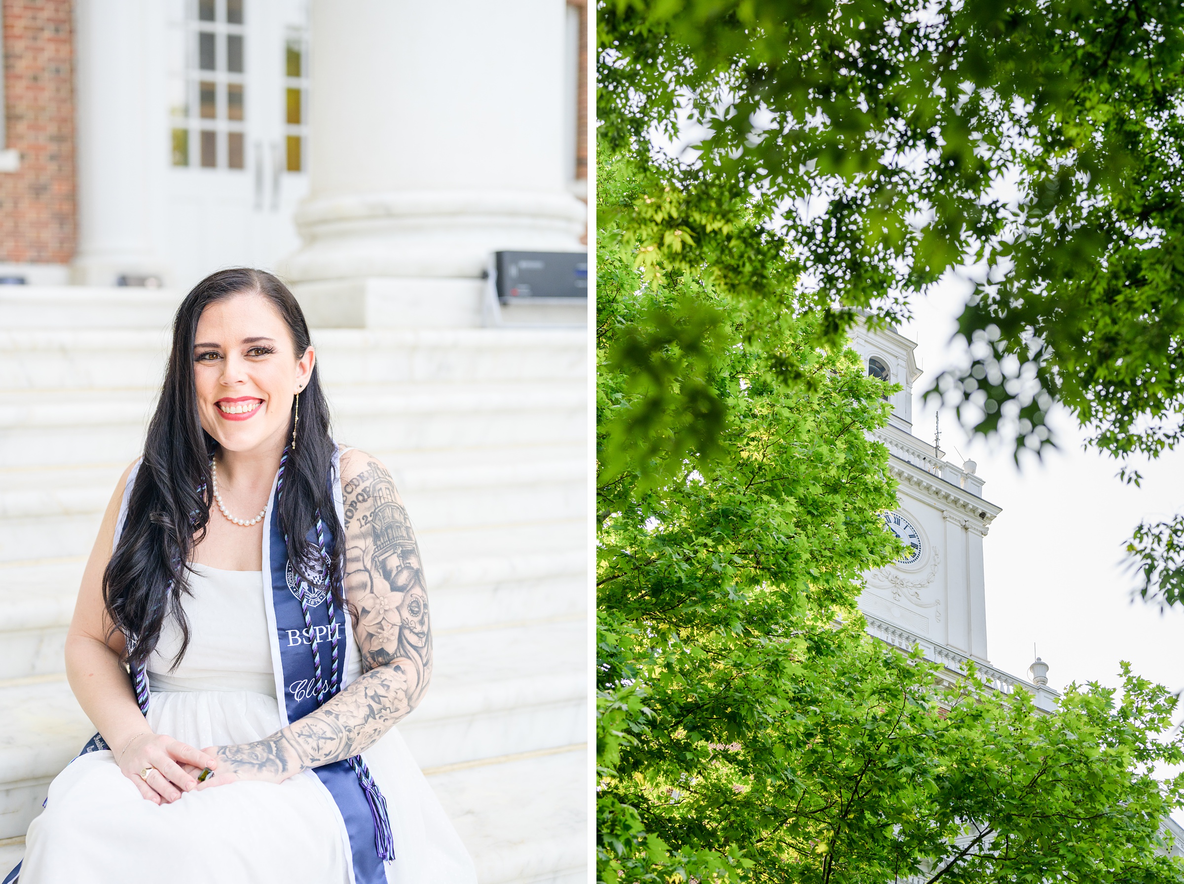 Tamara's Masters Grad Session at Johns Hopkins University photographed by Baltimore Photographer Cait Kramer