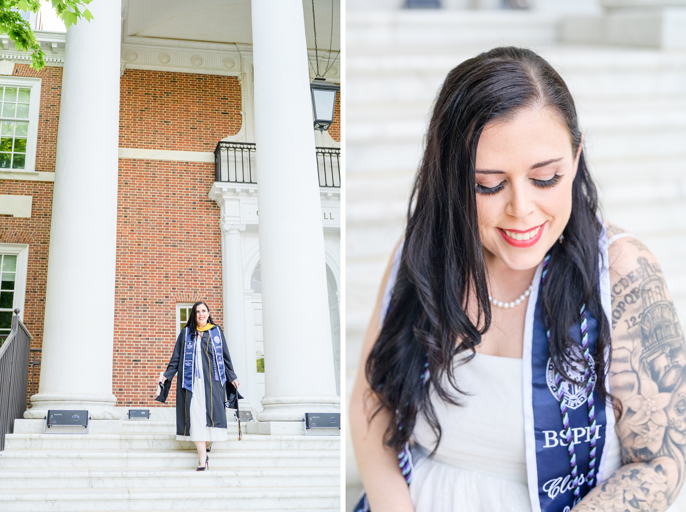 Tamara's Masters Grad Session at Johns Hopkins University photographed by Baltimore Photographer Cait Kramer