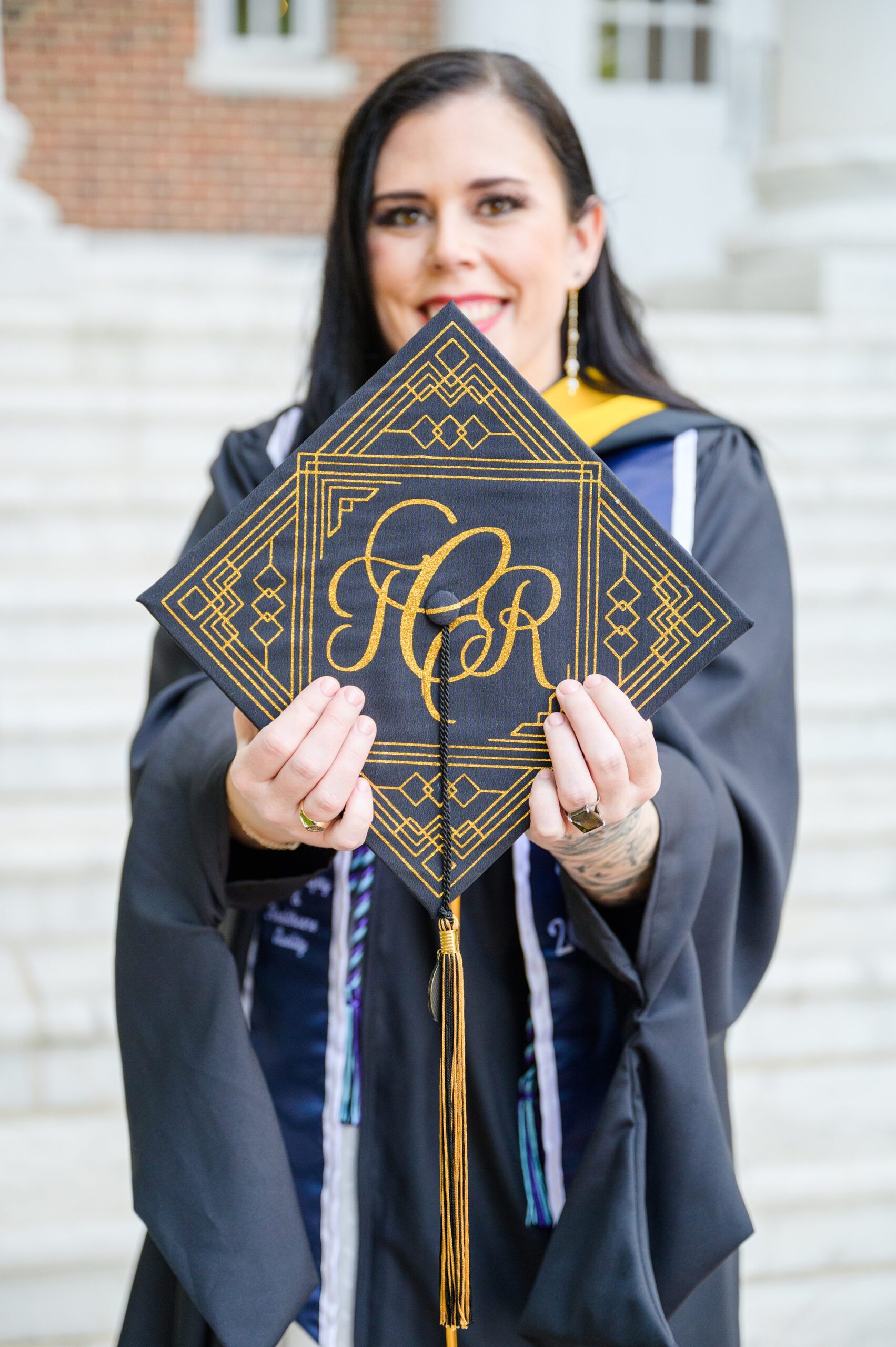 Tamara's Masters Grad Session at Johns Hopkins University photographed by Baltimore Photographer Cait Kramer