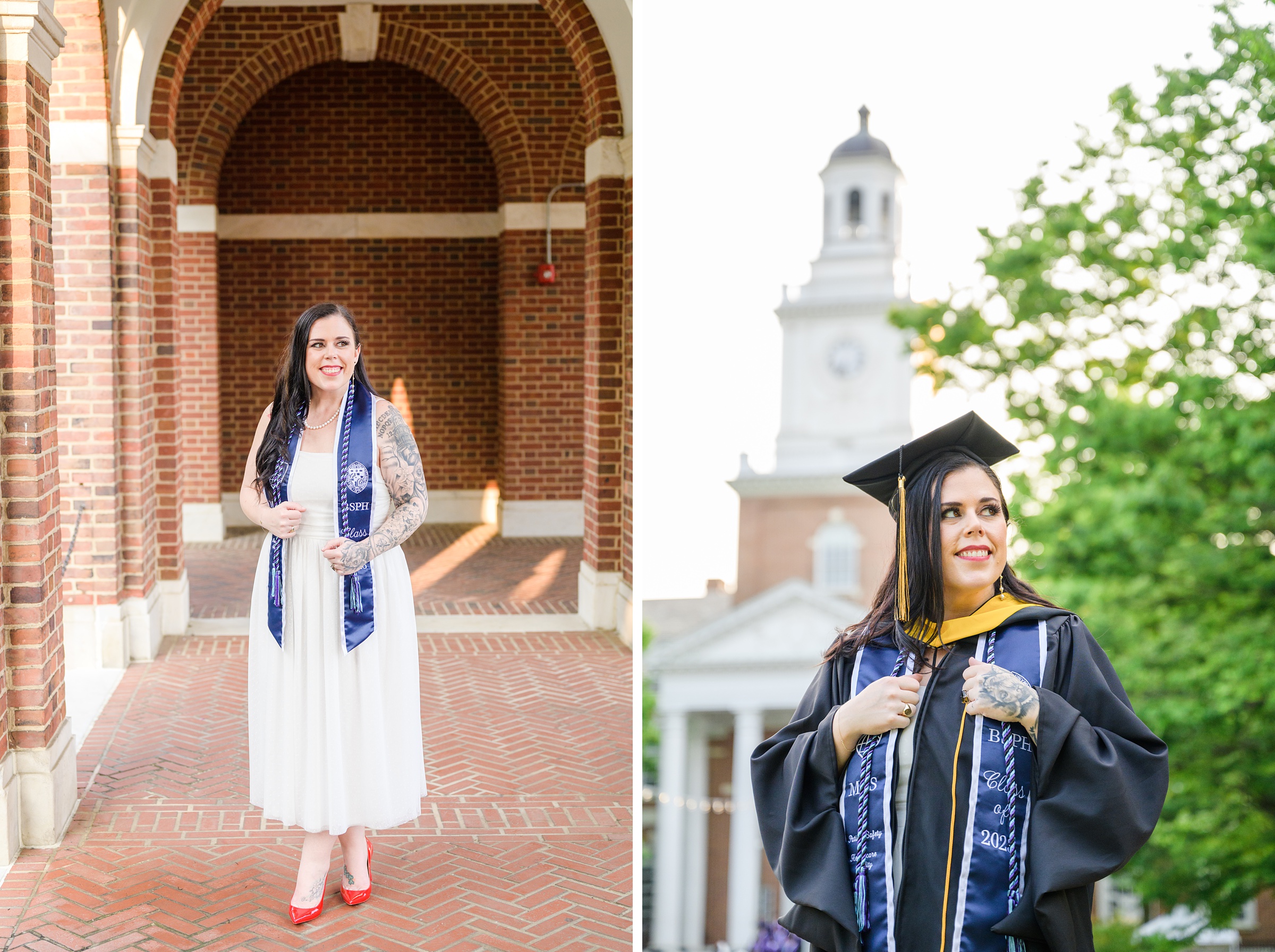 Tamara's Masters Grad Session at Johns Hopkins University photographed by Baltimore Photographer Cait Kramer