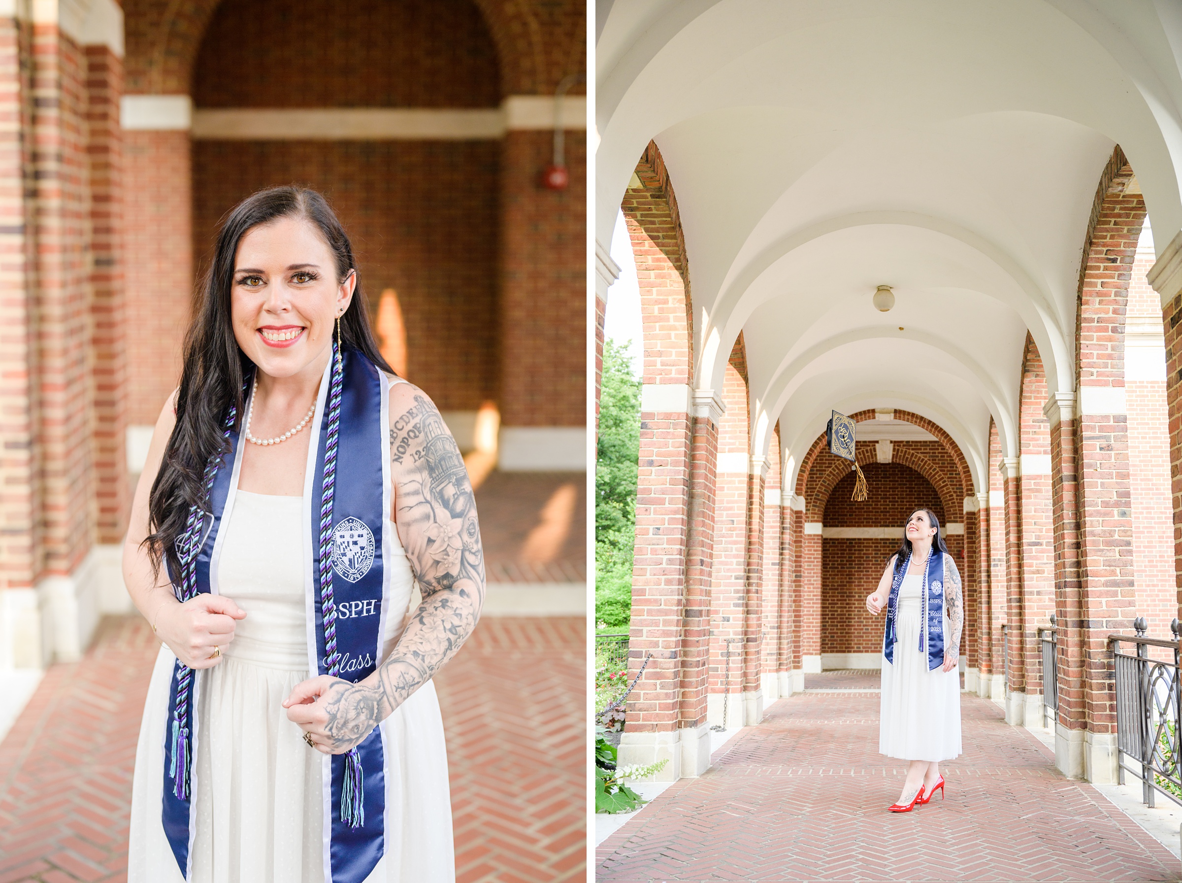 Tamara's Masters Grad Session at Johns Hopkins University photographed by Baltimore Photographer Cait Kramer