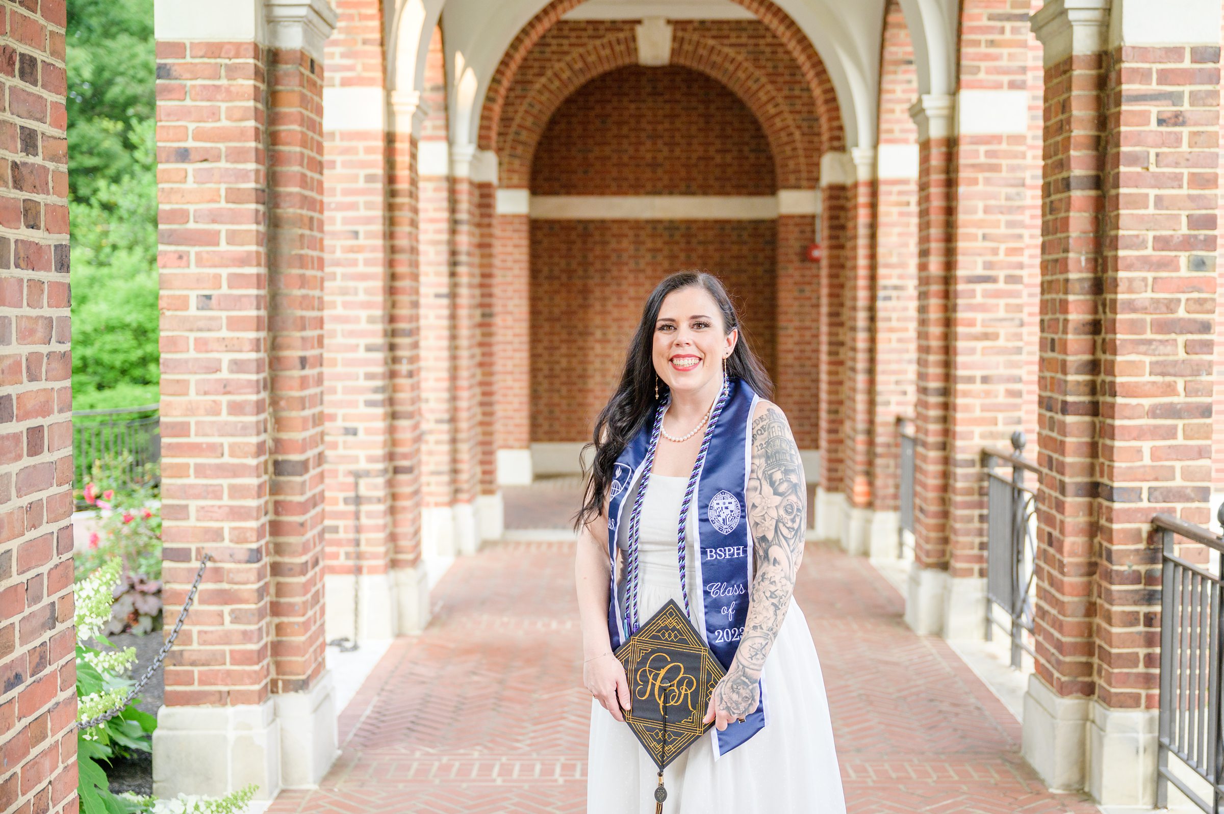 Tamara's Masters Grad Session at Johns Hopkins University photographed by Baltimore Photographer Cait Kramer