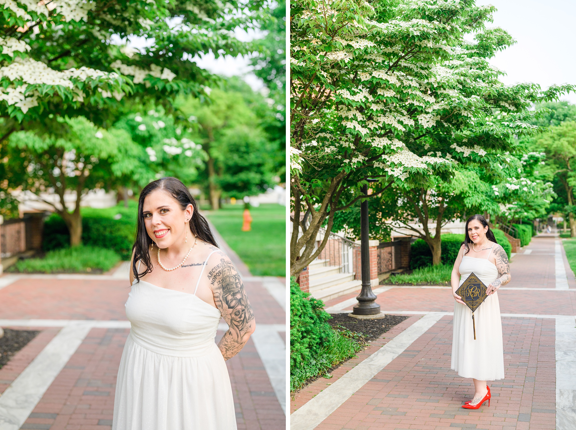 Tamara's Masters Grad Session at Johns Hopkins University photographed by Baltimore Photographer Cait Kramer