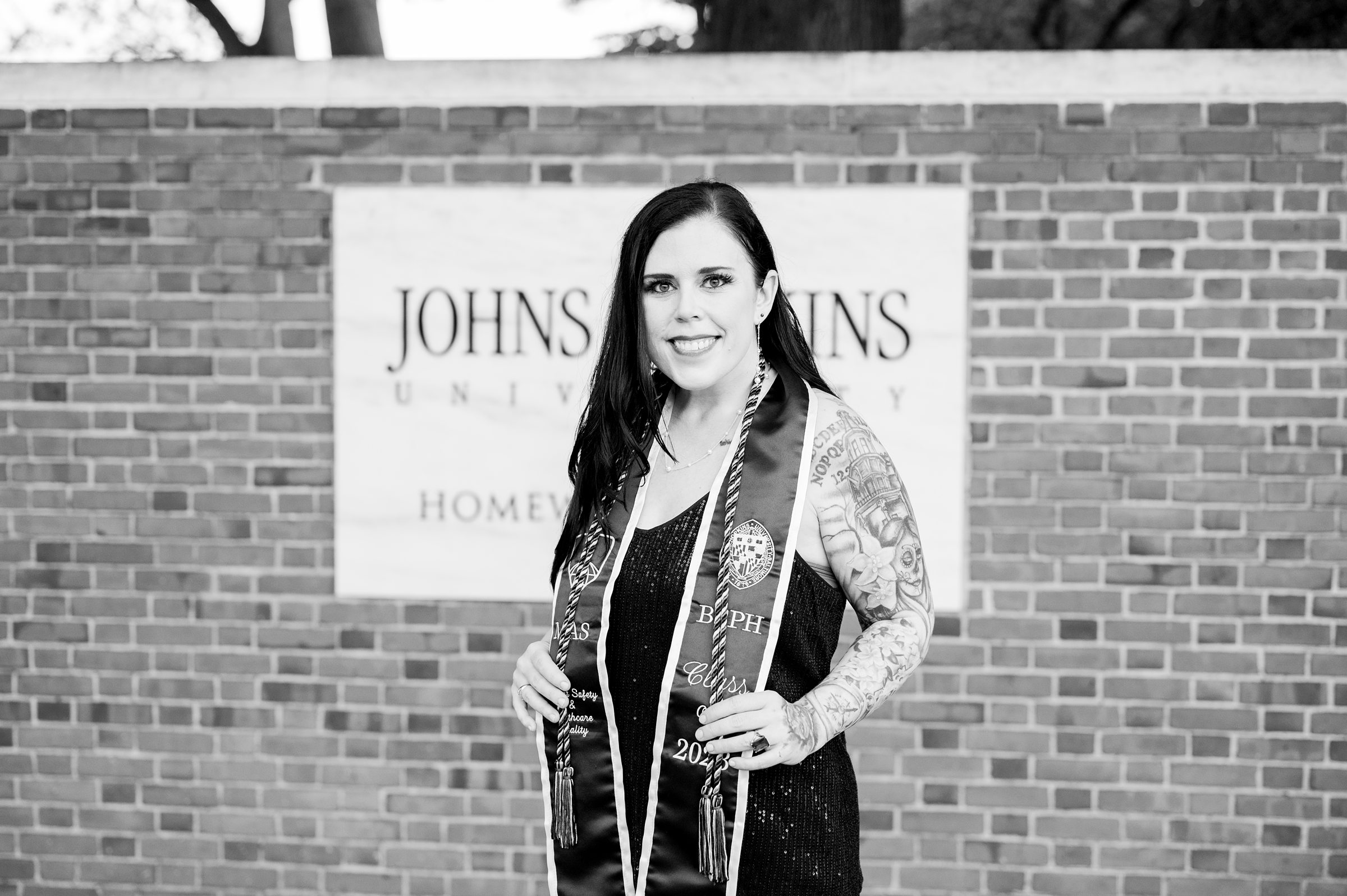 Tamara's Masters Grad Session at Johns Hopkins University photographed by Baltimore Photographer Cait Kramer
