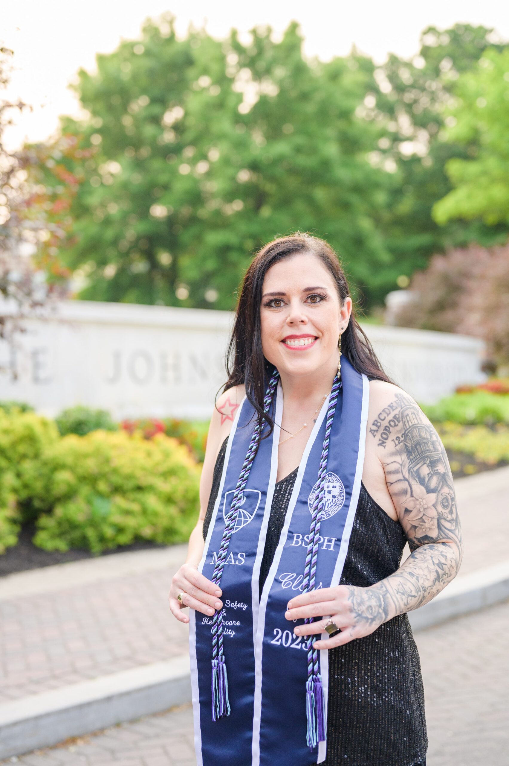 Tamara's Masters Grad Session at Johns Hopkins University photographed by Baltimore Photographer Cait Kramer