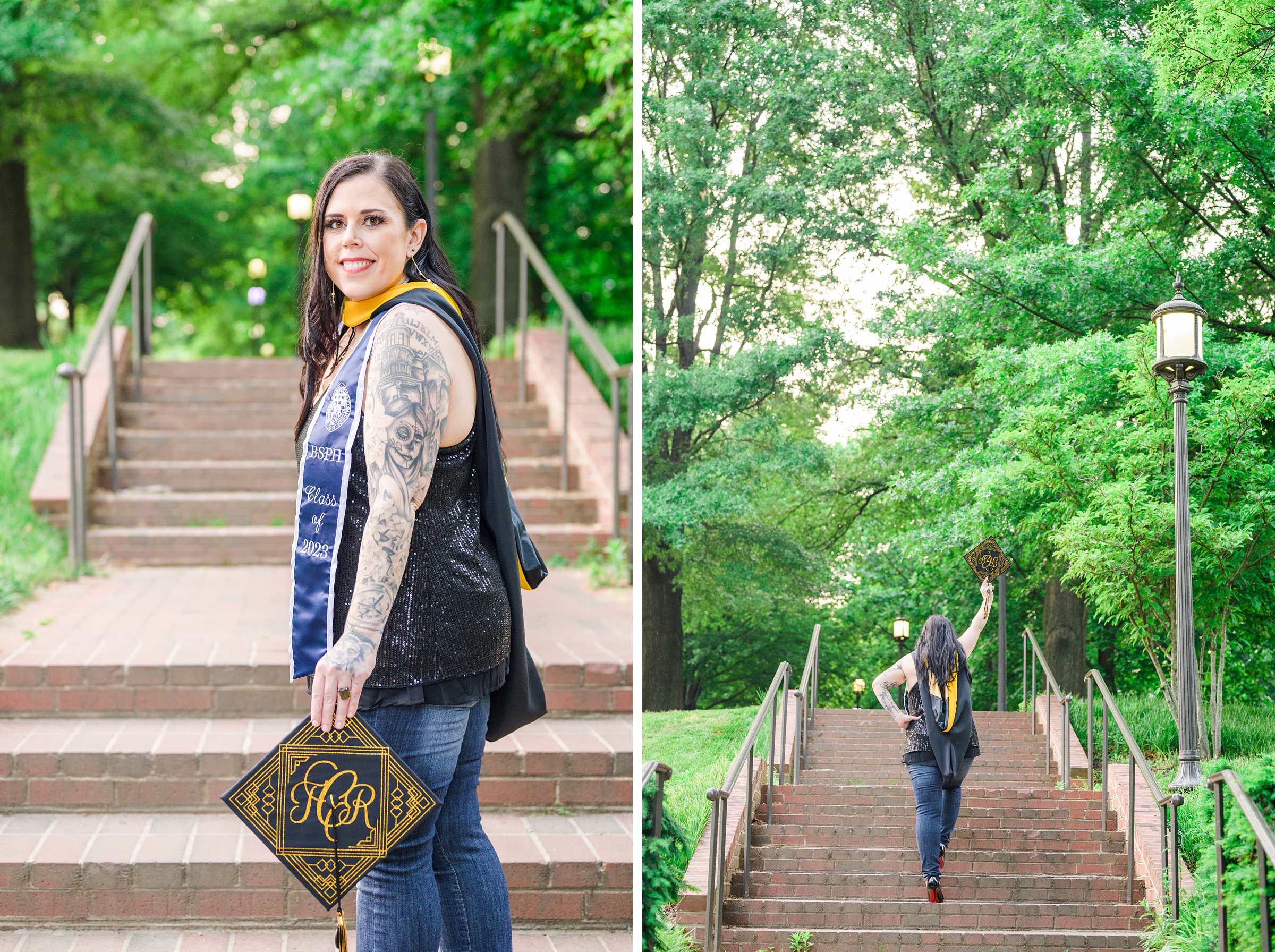 Tamara's Masters Grad Session at Johns Hopkins University photographed by Baltimore Photographer Cait Kramer