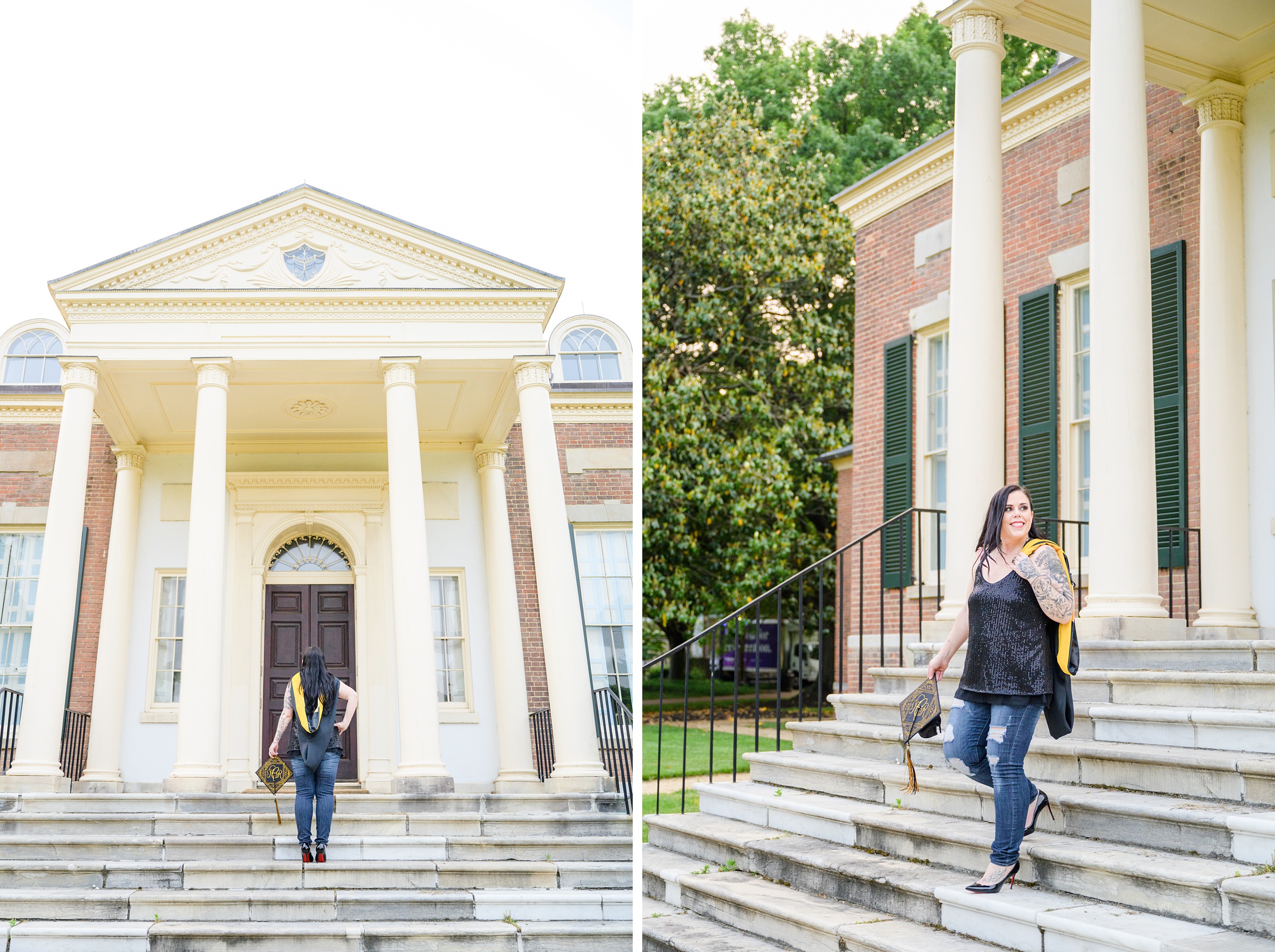 Tamara's Masters Grad Session at Johns Hopkins University photographed by Baltimore Photographer Cait Kramer