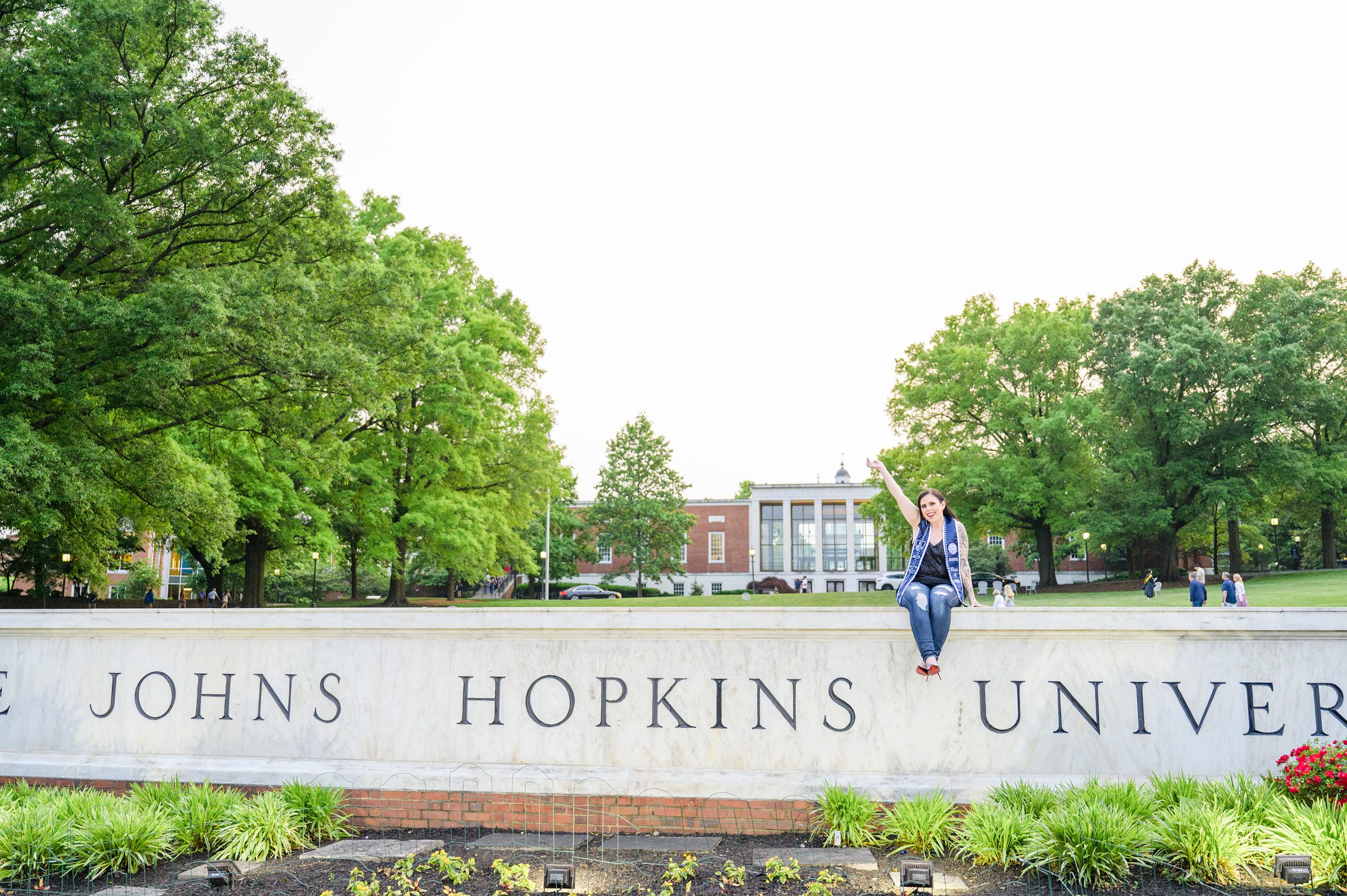 Tamara's Masters Grad Session at Johns Hopkins University photographed by Baltimore Photographer Cait Kramer