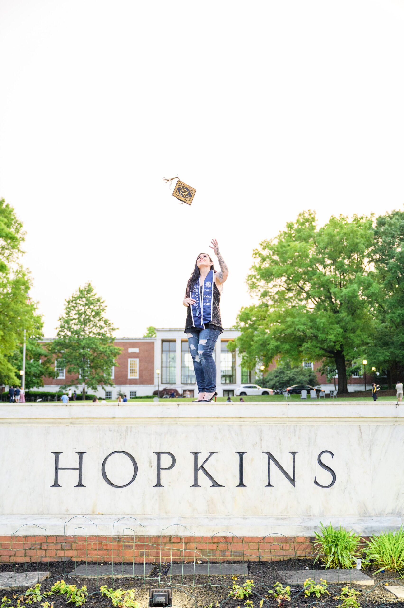 Tamara's Masters Grad Session at Johns Hopkins University photographed by Baltimore Photographer Cait Kramer