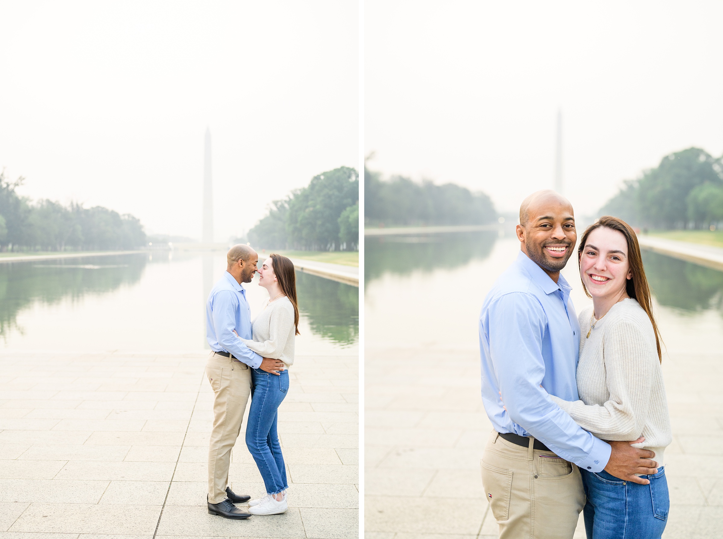 Brand and Christine's Graduation Photos on the National Mall photographed by Baltimore Photographer Cait Kramer