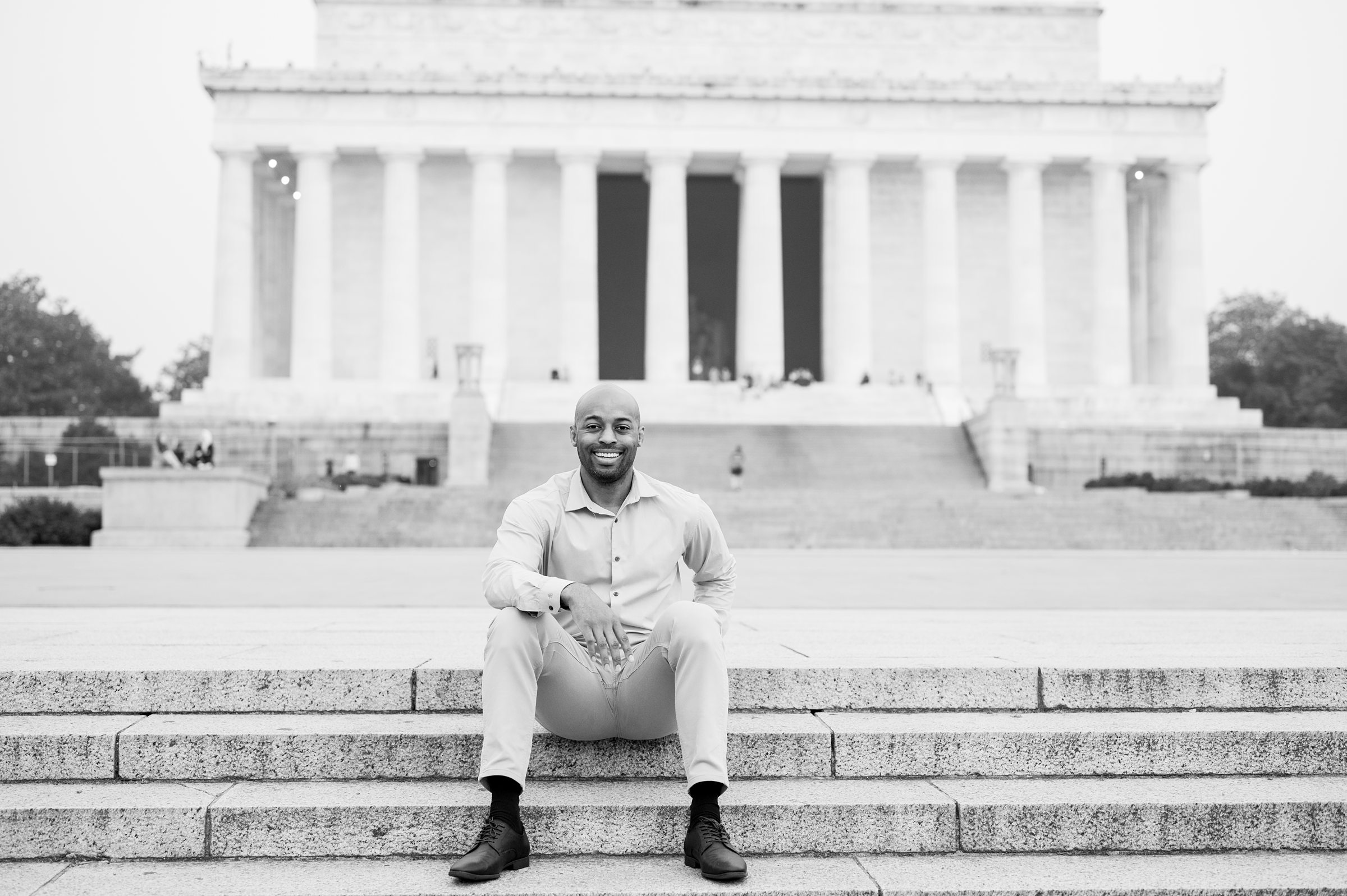 Brand and Christine's Graduation Photos on the National Mall photographed by Baltimore Photographer Cait Kramer