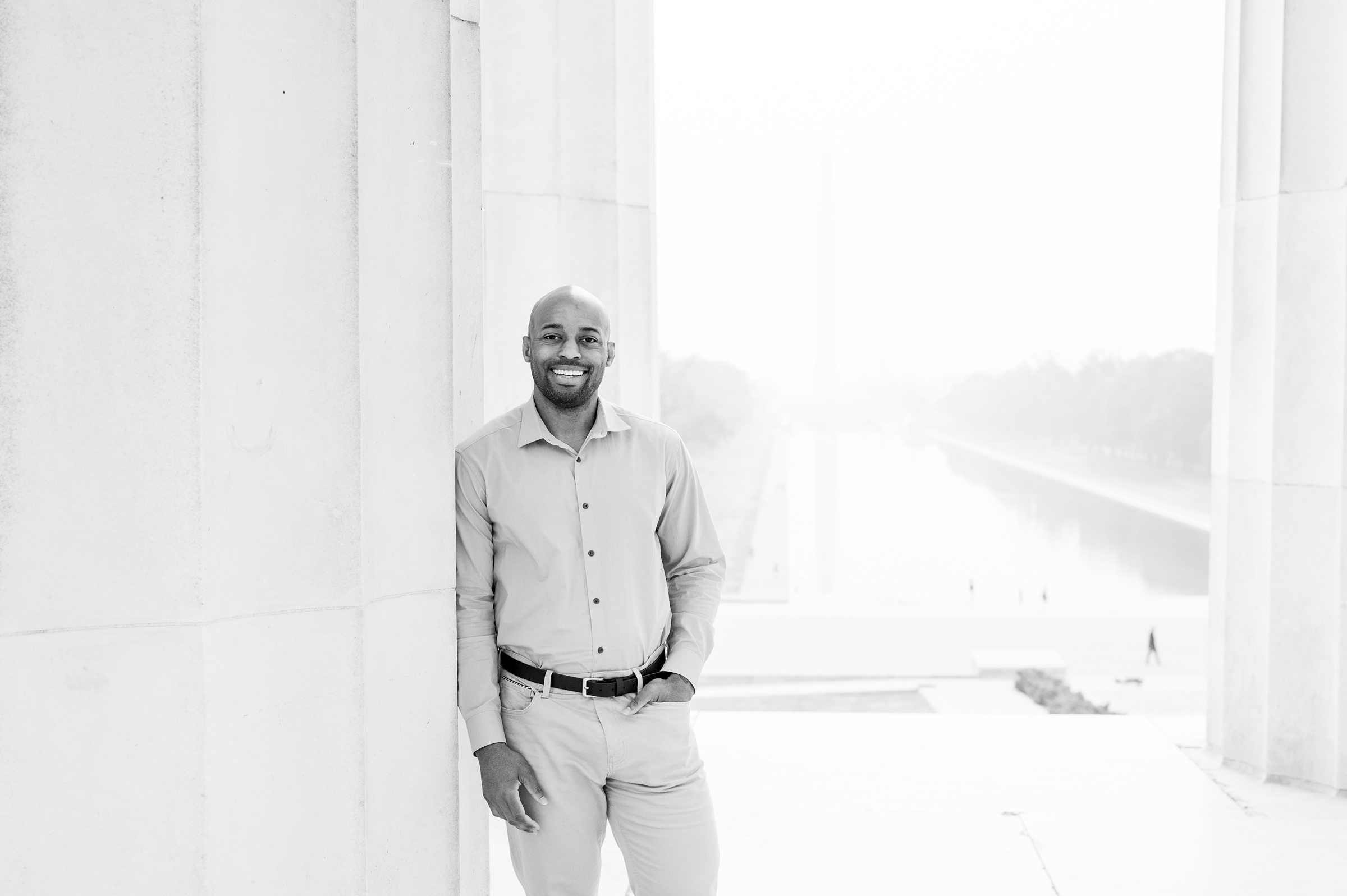 Brand and Christine's Graduation Photos on the National Mall photographed by Baltimore Photographer Cait Kramer