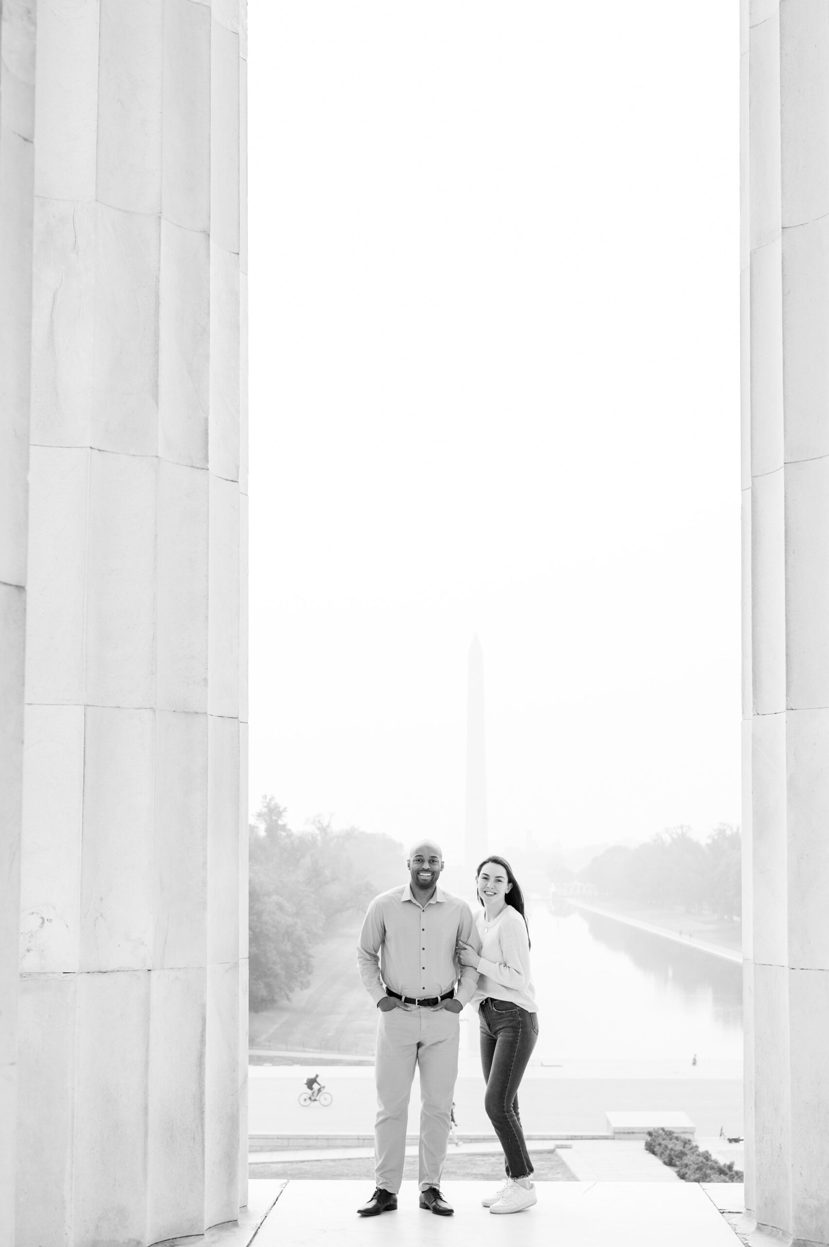 Brand and Christine's Graduation Photos on the National Mall photographed by Baltimore Photographer Cait Kramer