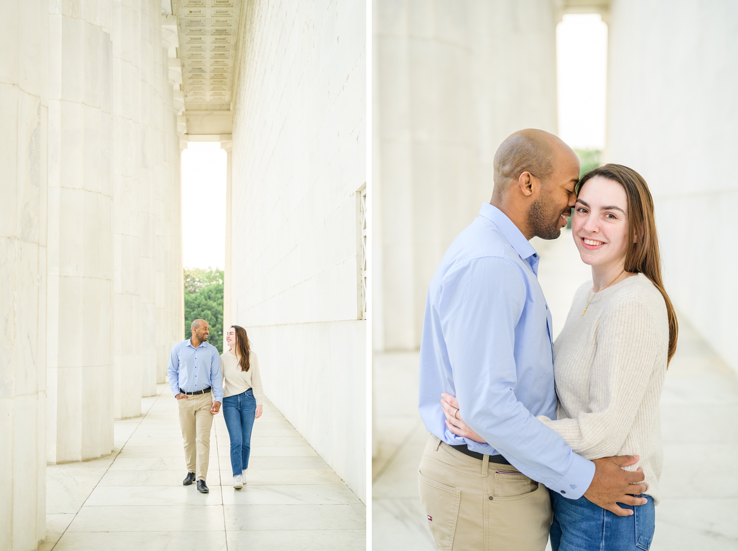 Brand and Christine's Graduation Photos on the National Mall photographed by Baltimore Photographer Cait Kramer