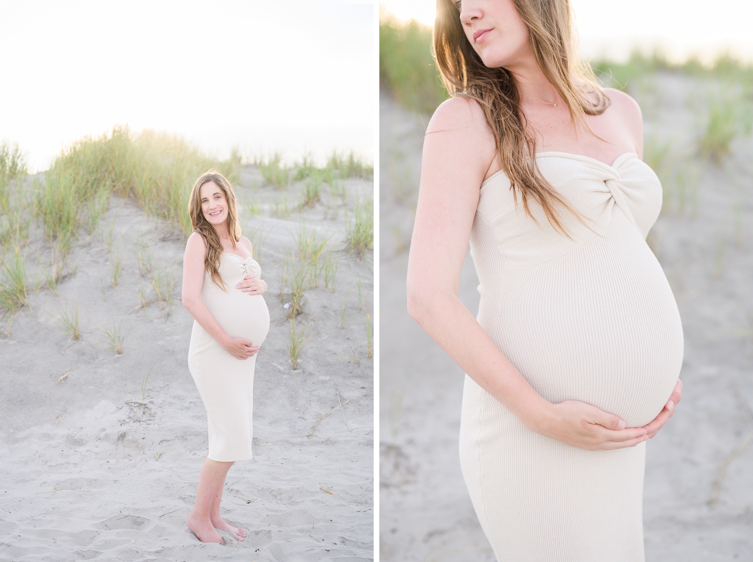 Stone Harbor Maternity Portraits in Cape May photographed by Baltimore Newborn and Family Photographer Cait Kramer Photography.