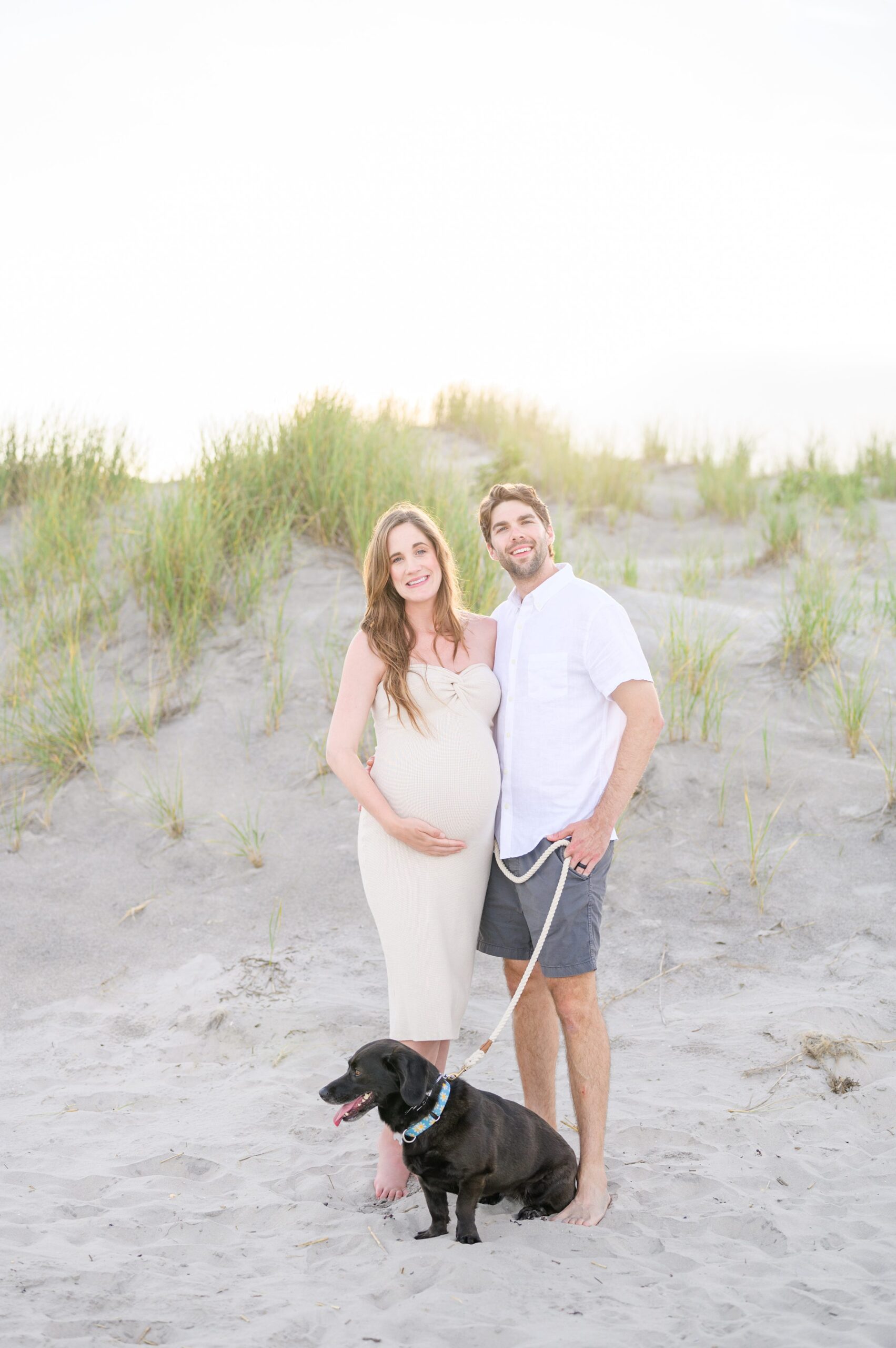 Stone Harbor Maternity Portraits in Cape May photographed by Baltimore Newborn and Family Photographer Cait Kramer Photography.