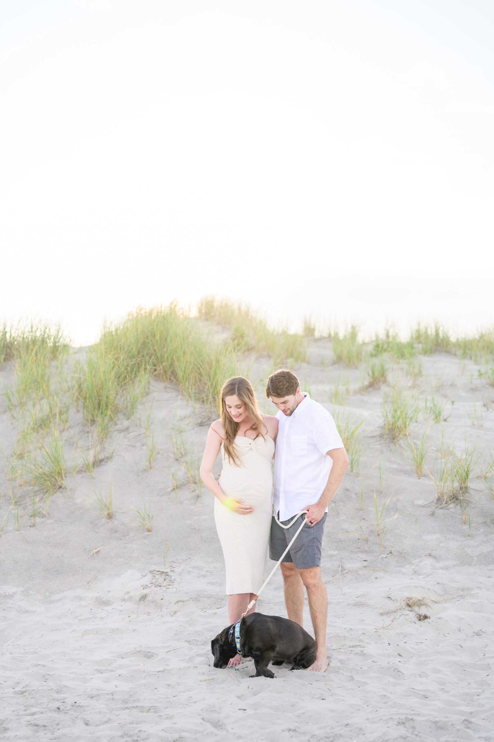 Stone Harbor Maternity Portraits in Cape May photographed by Baltimore Newborn and Family Photographer Cait Kramer Photography.