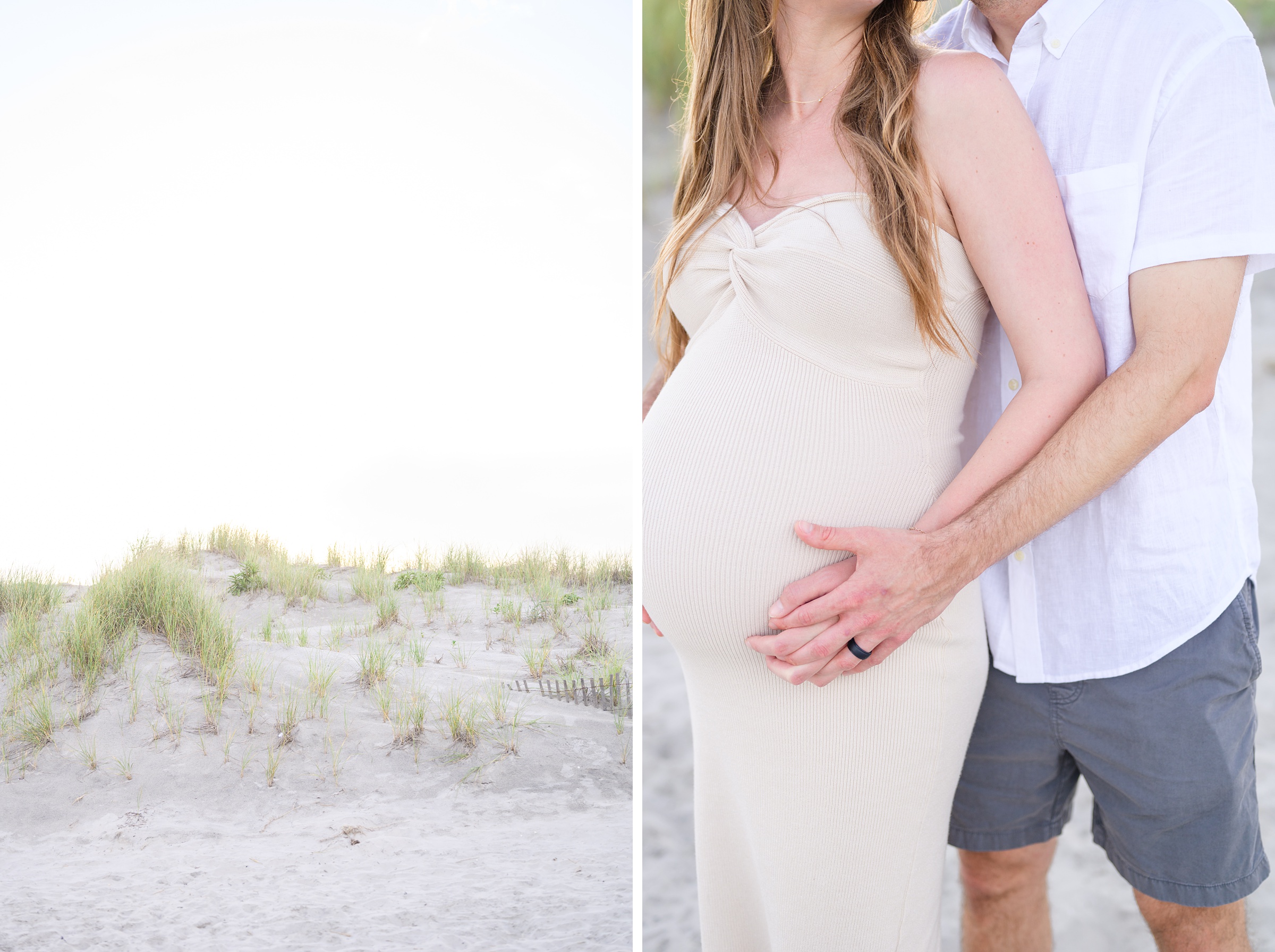 Stone Harbor Maternity Portraits in Cape May photographed by Baltimore Newborn and Family Photographer Cait Kramer Photography.