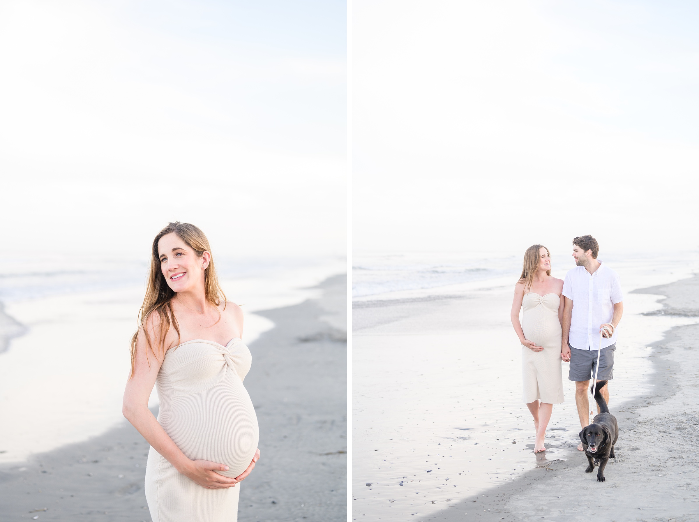 Stone Harbor Maternity Portraits in Cape May photographed by Baltimore Newborn and Family Photographer Cait Kramer Photography.