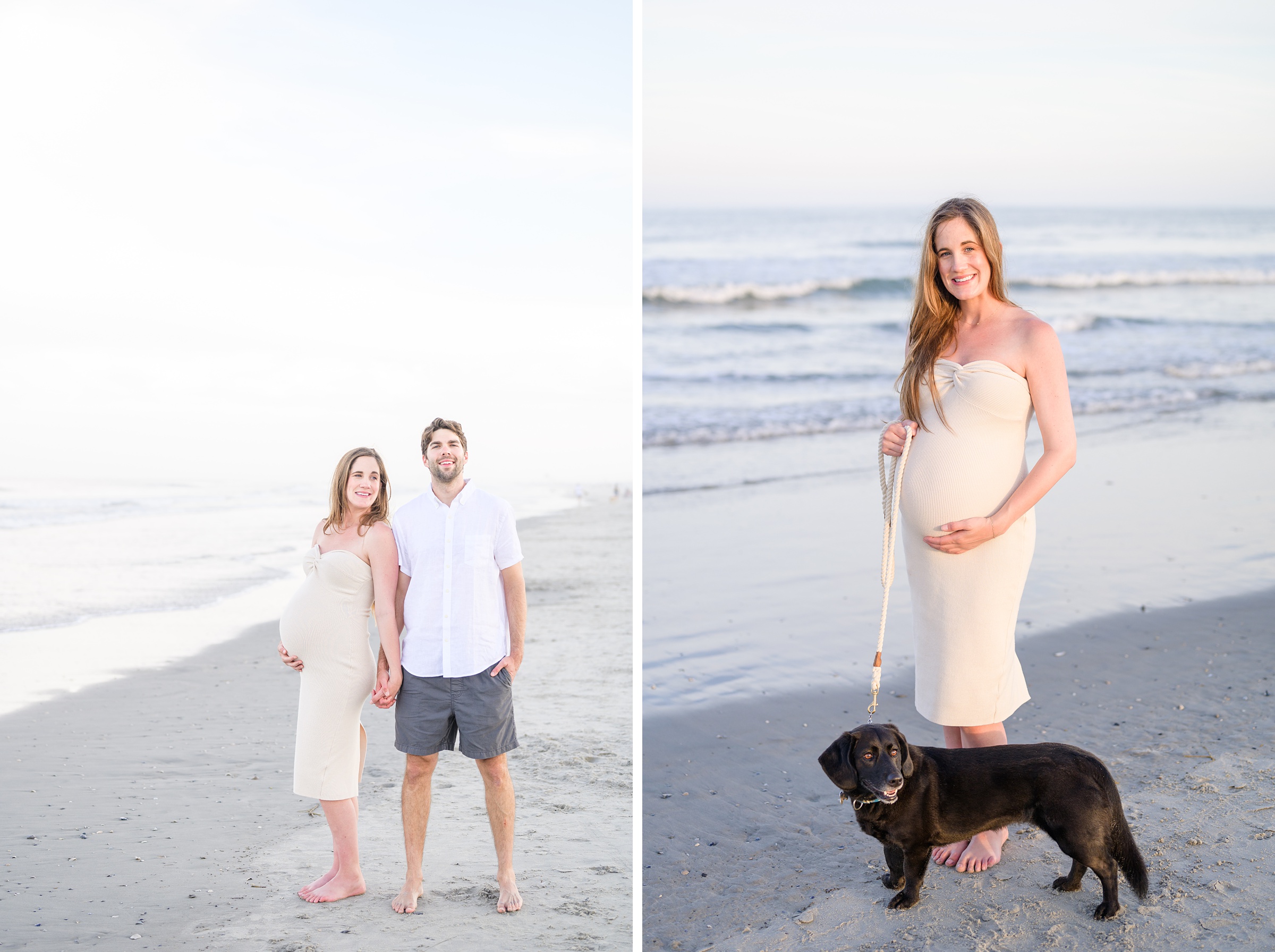 Stone Harbor Maternity Portraits in Cape May photographed by Baltimore Newborn and Family Photographer Cait Kramer Photography.