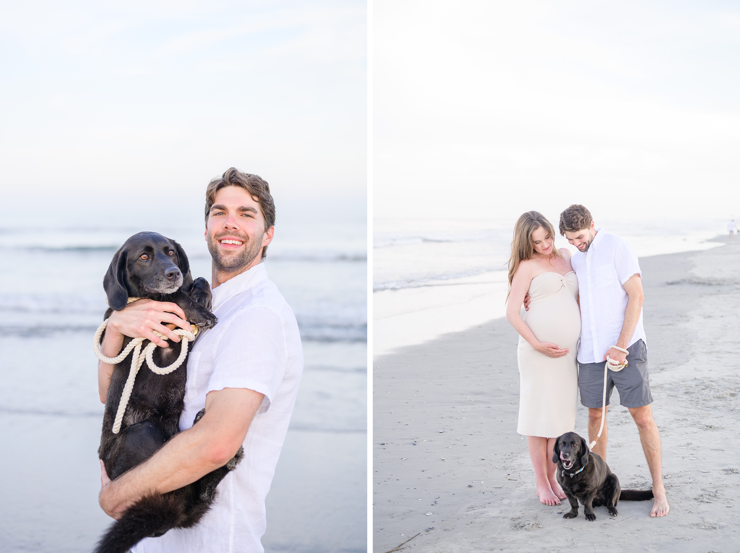 Stone Harbor Maternity Portraits in Cape May photographed by Baltimore Newborn and Family Photographer Cait Kramer Photography.