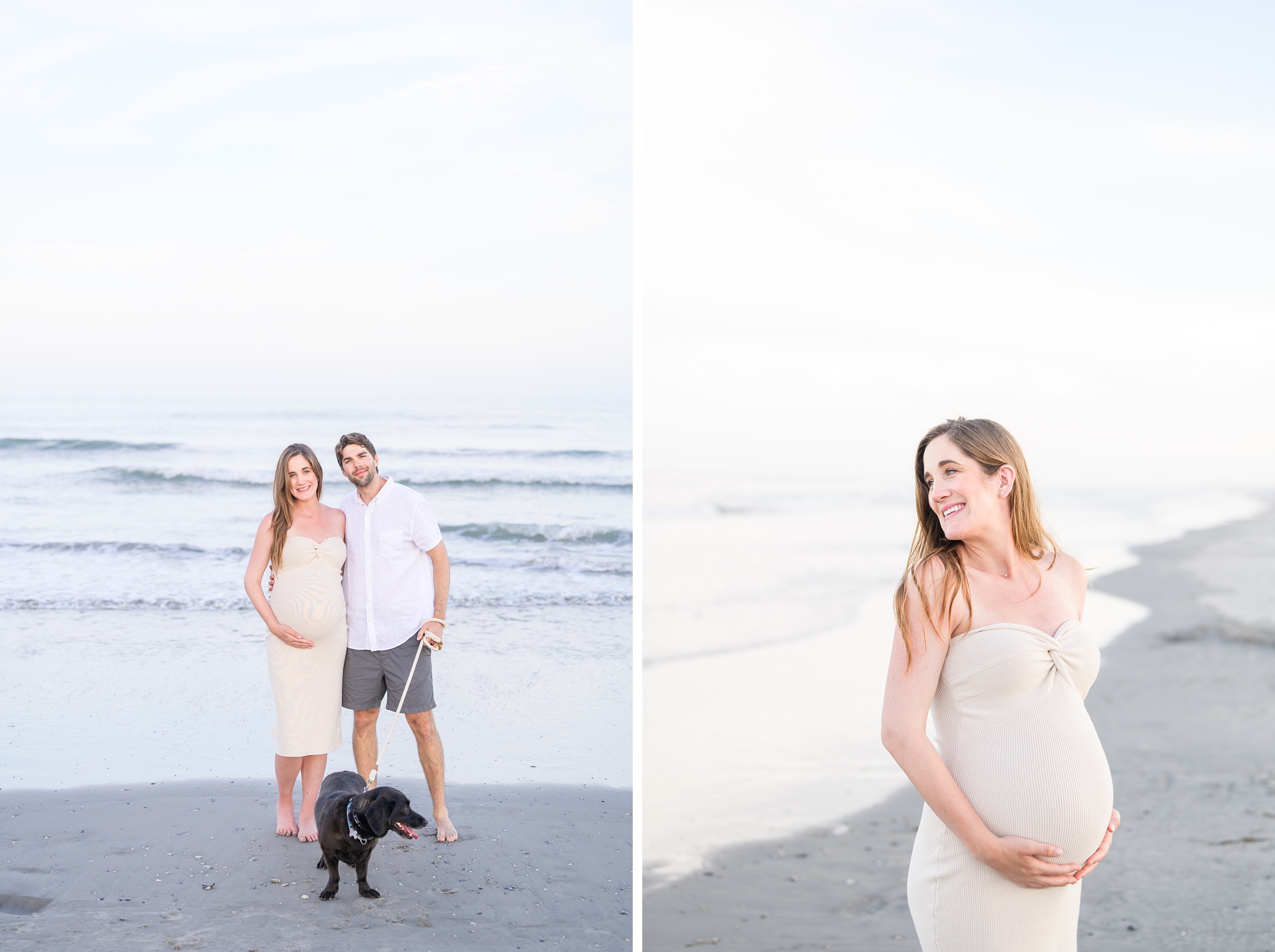 Stone Harbor Maternity Portraits in Cape May photographed by Baltimore Newborn and Family Photographer Cait Kramer Photography.