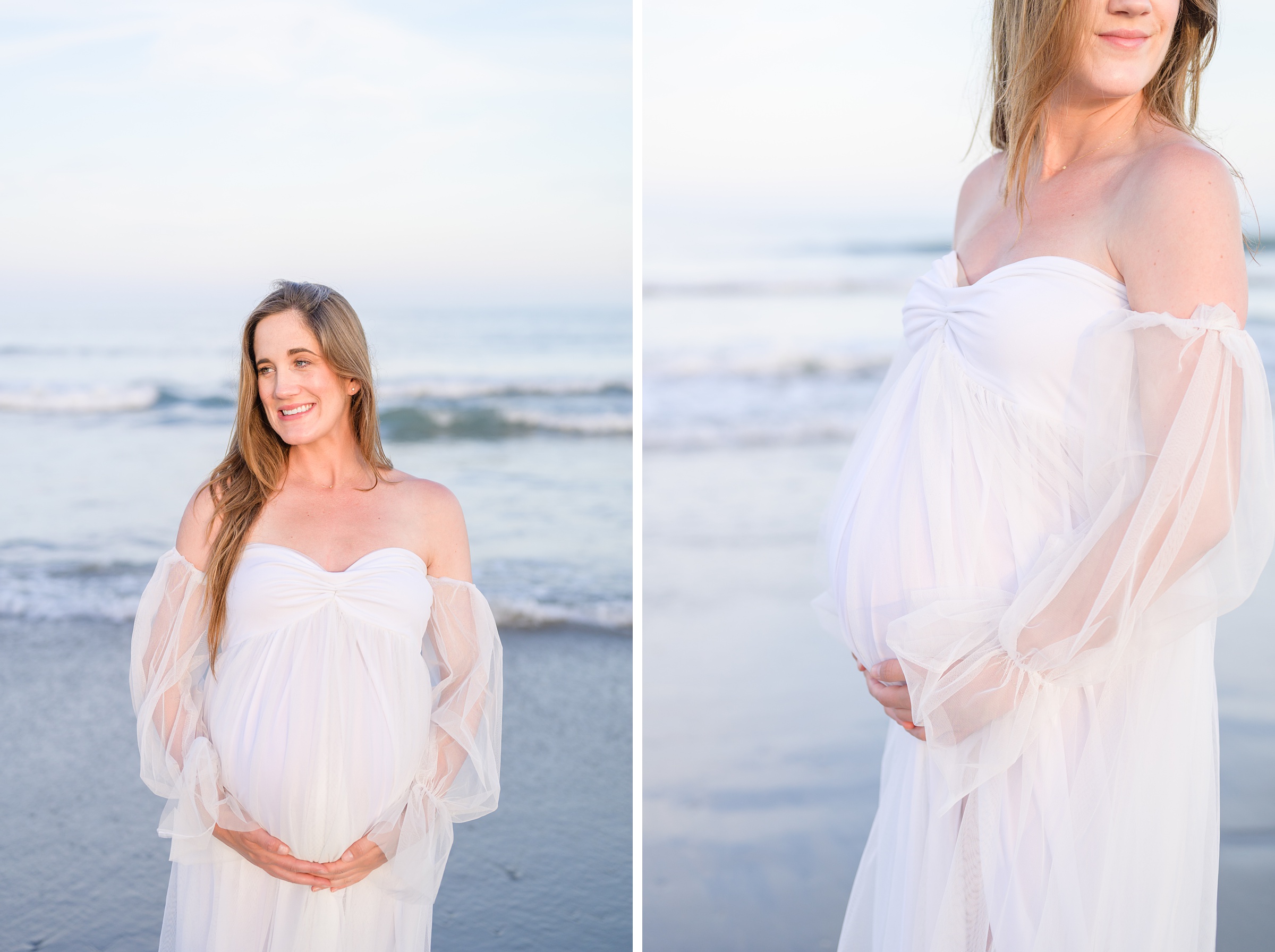 Stone Harbor Maternity Portraits in Cape May photographed by Baltimore Newborn and Family Photographer Cait Kramer Photography.