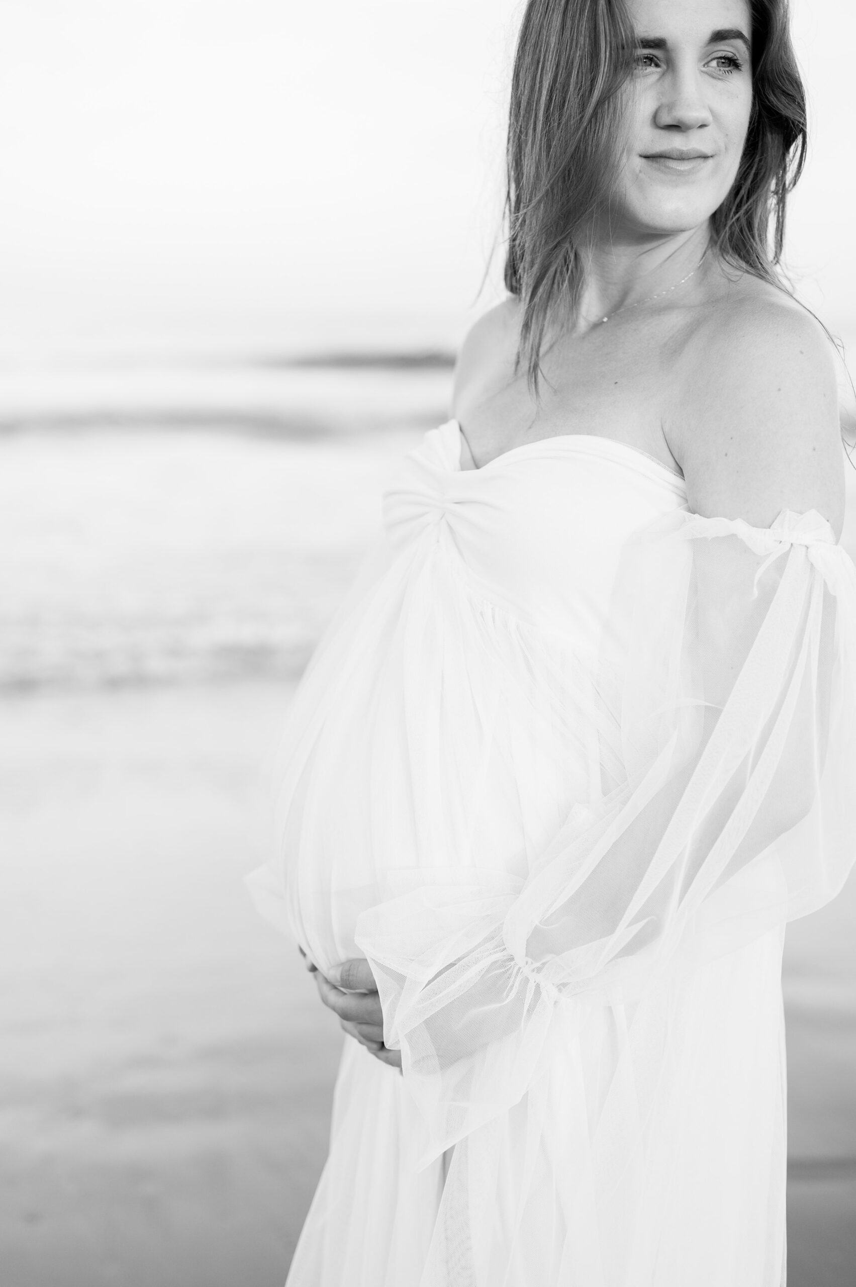 Stone Harbor Maternity Portraits in Cape May photographed by Baltimore Newborn and Family Photographer Cait Kramer Photography.