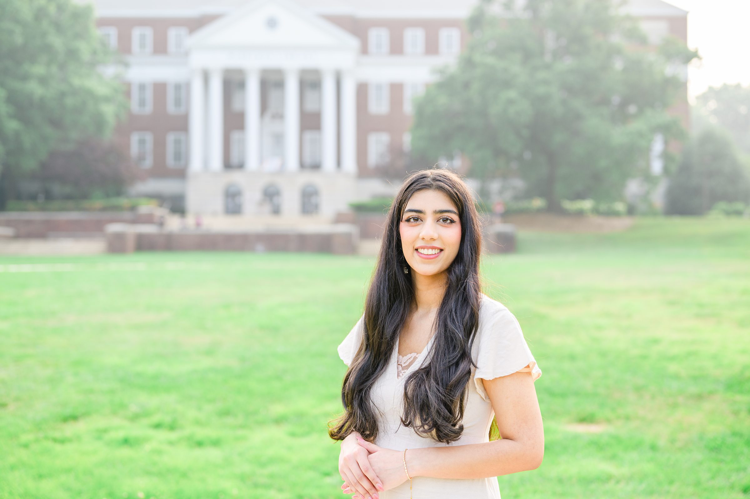 Zainab's college graduation portraits at UMD College Park photographed by Baltimore Photographer Cait Kramer