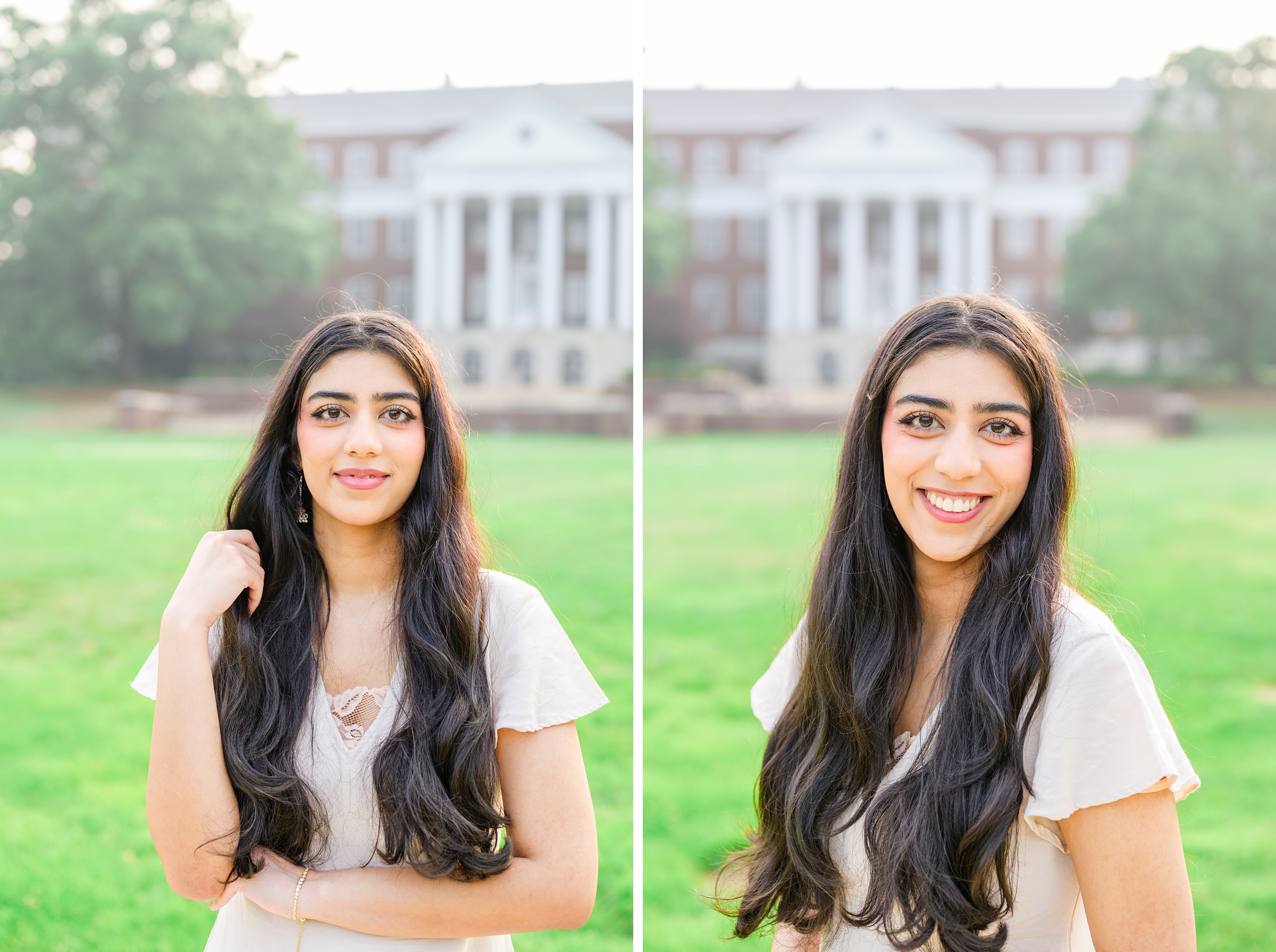 Zainab's college graduation portraits at UMD College Park photographed by Baltimore Photographer Cait Kramer