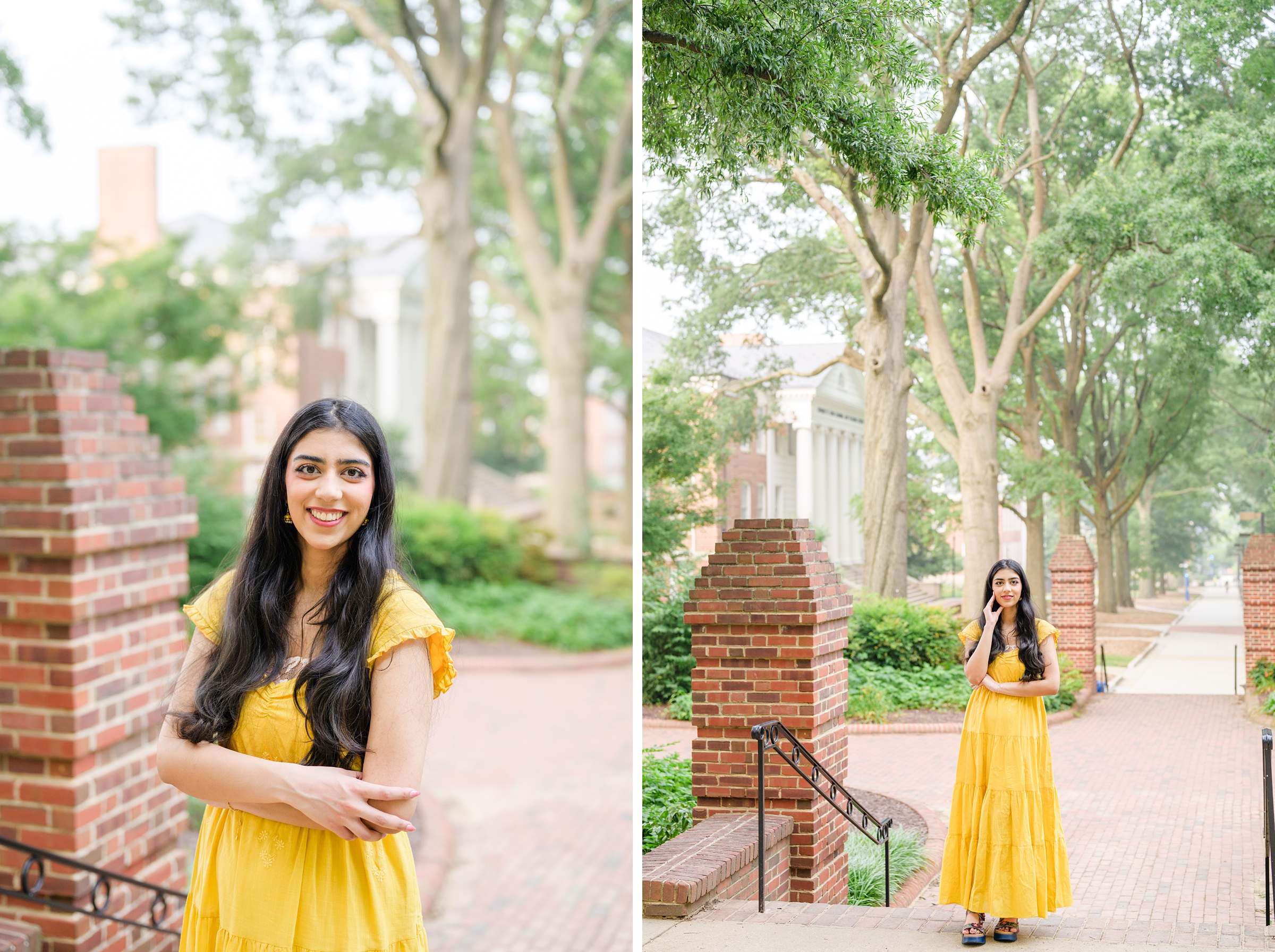 Zainab's college graduation portraits at UMD College Park photographed by Baltimore Photographer Cait Kramer