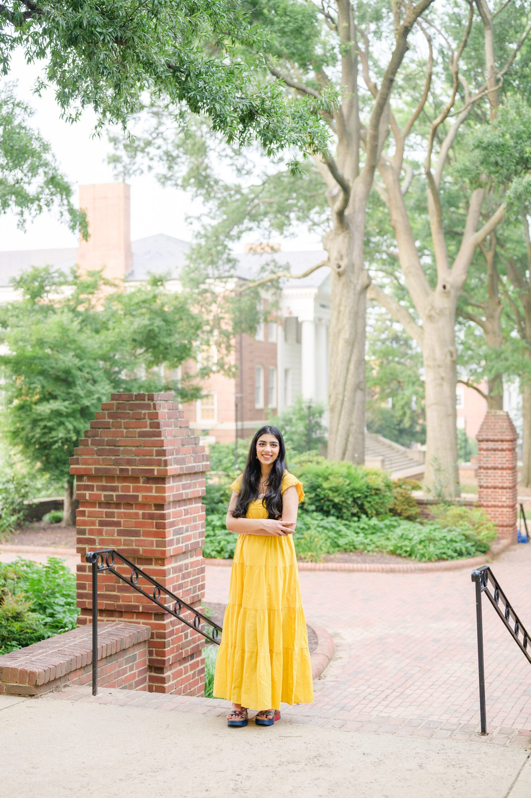 Zainab's college graduation portraits at UMD College Park photographed by Baltimore Photographer Cait Kramer