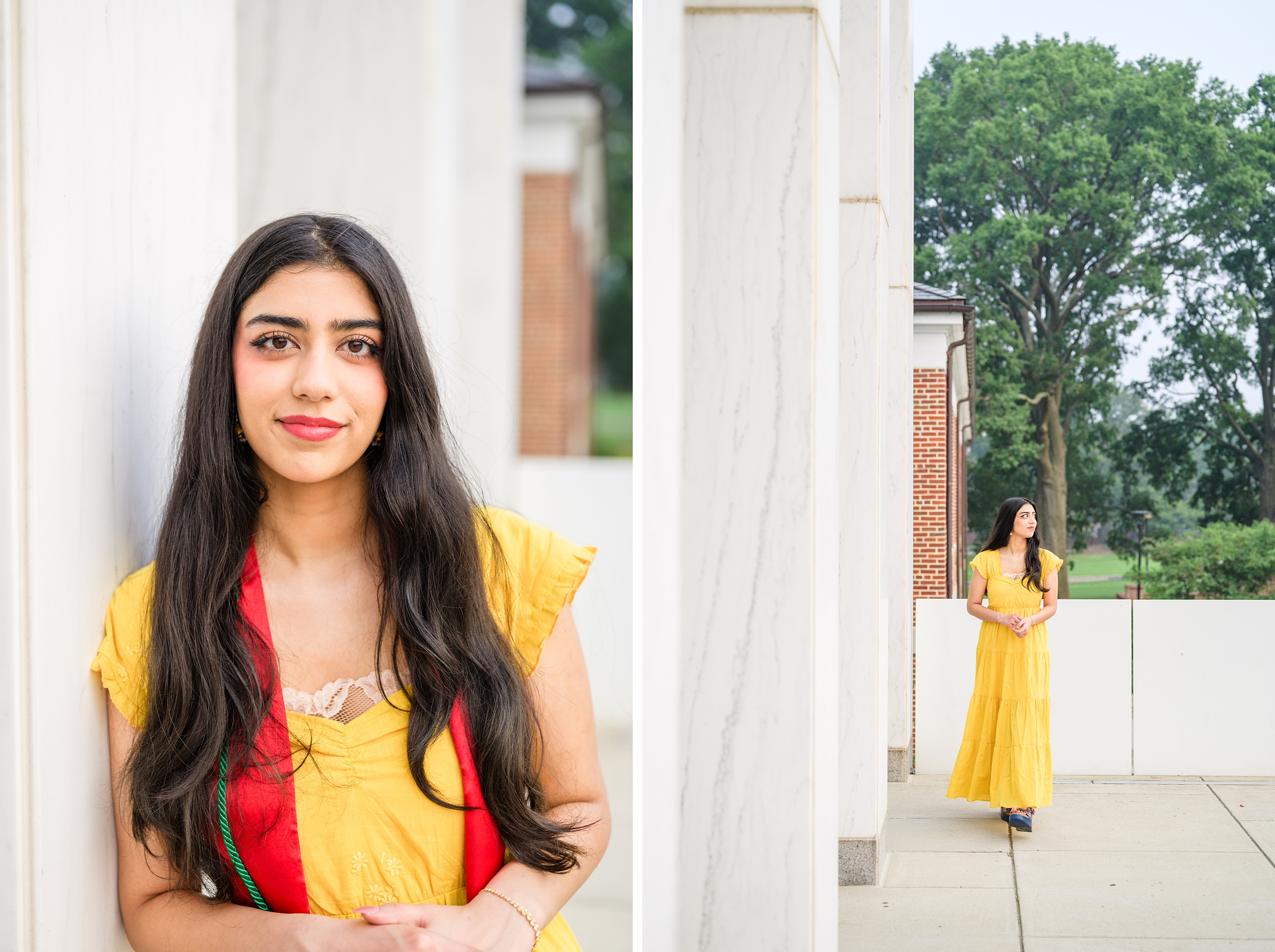 Zainab's college graduation portraits at UMD College Park photographed by Baltimore Photographer Cait Kramer