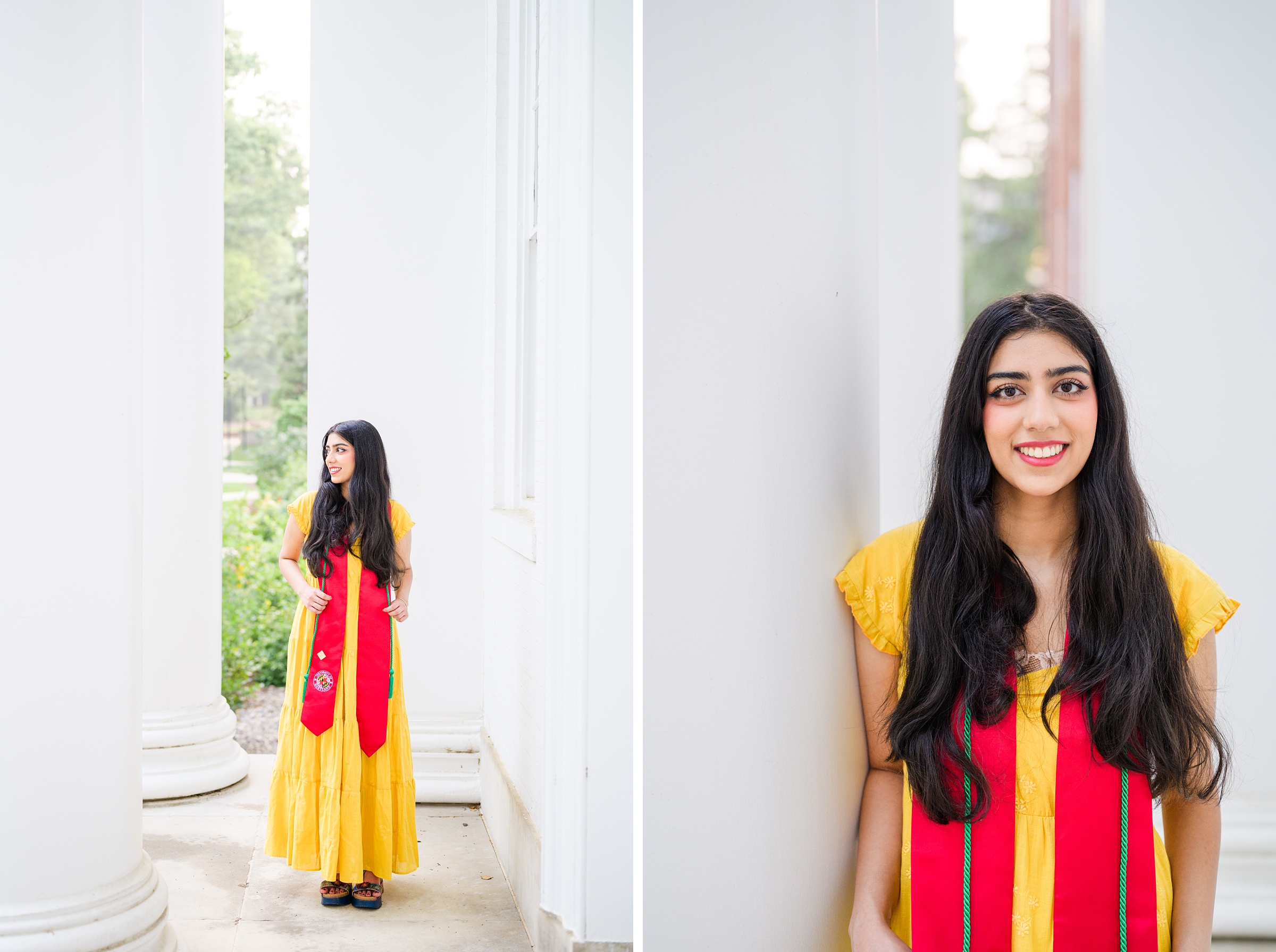 Zainab's college graduation portraits at UMD College Park photographed by Baltimore Photographer Cait Kramer