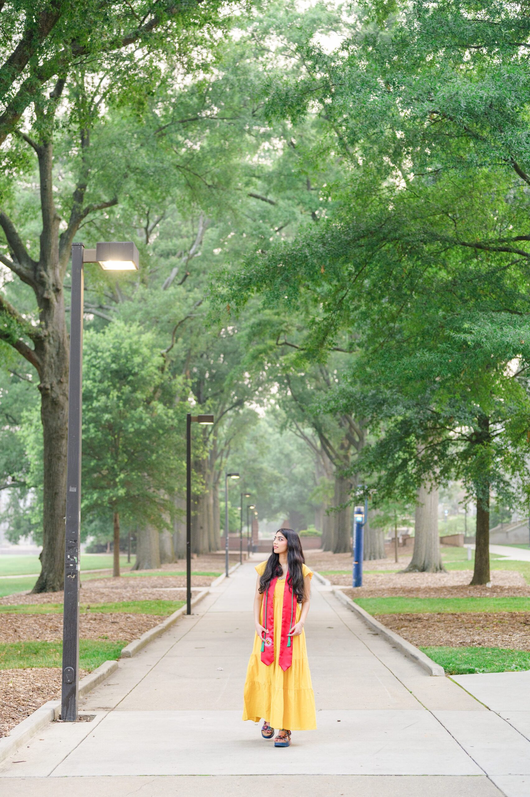 Zainab's college graduation portraits at UMD College Park photographed by Baltimore Photographer Cait Kramer