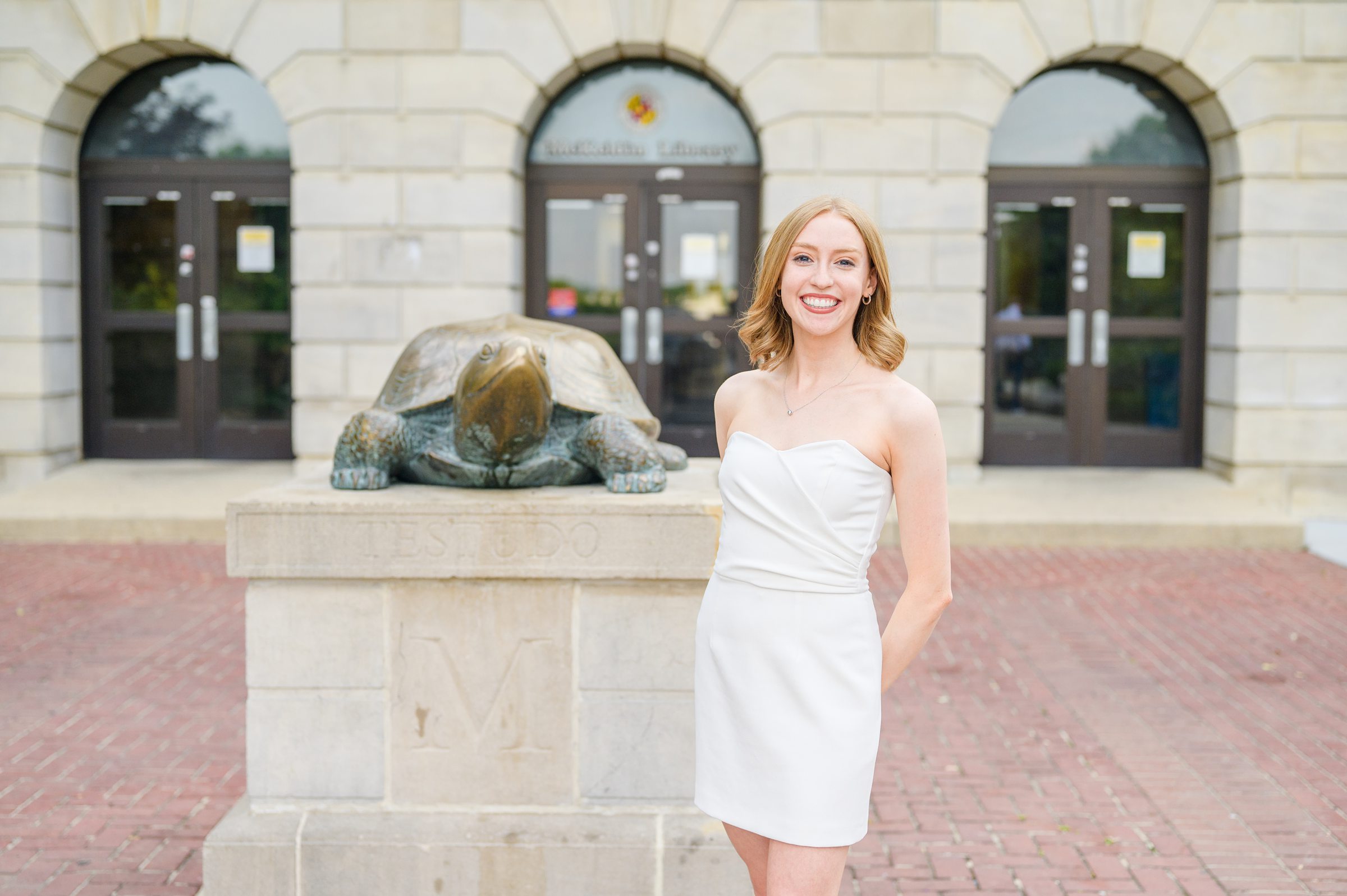 Julia's graduation portraits at UMD College Park photographed by Baltimore Photographer Cait Kramer