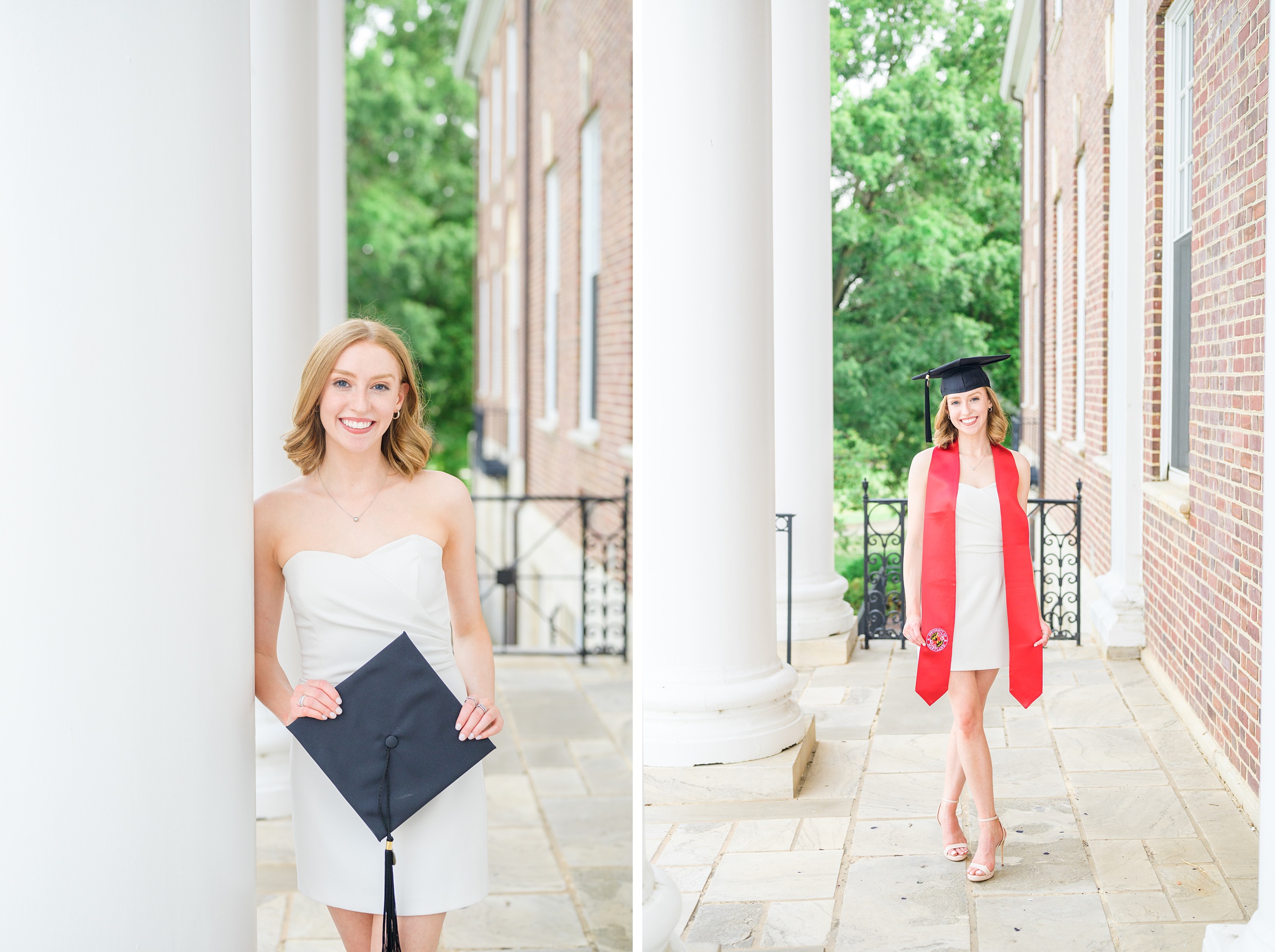 Julia's graduation portraits at UMD College Park photographed by Baltimore Photographer Cait Kramer