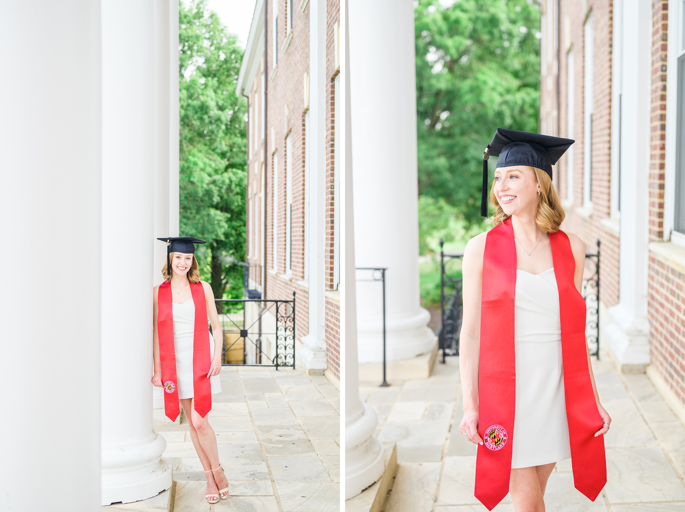 Julia's graduation portraits at UMD College Park photographed by Baltimore Photographer Cait Kramer