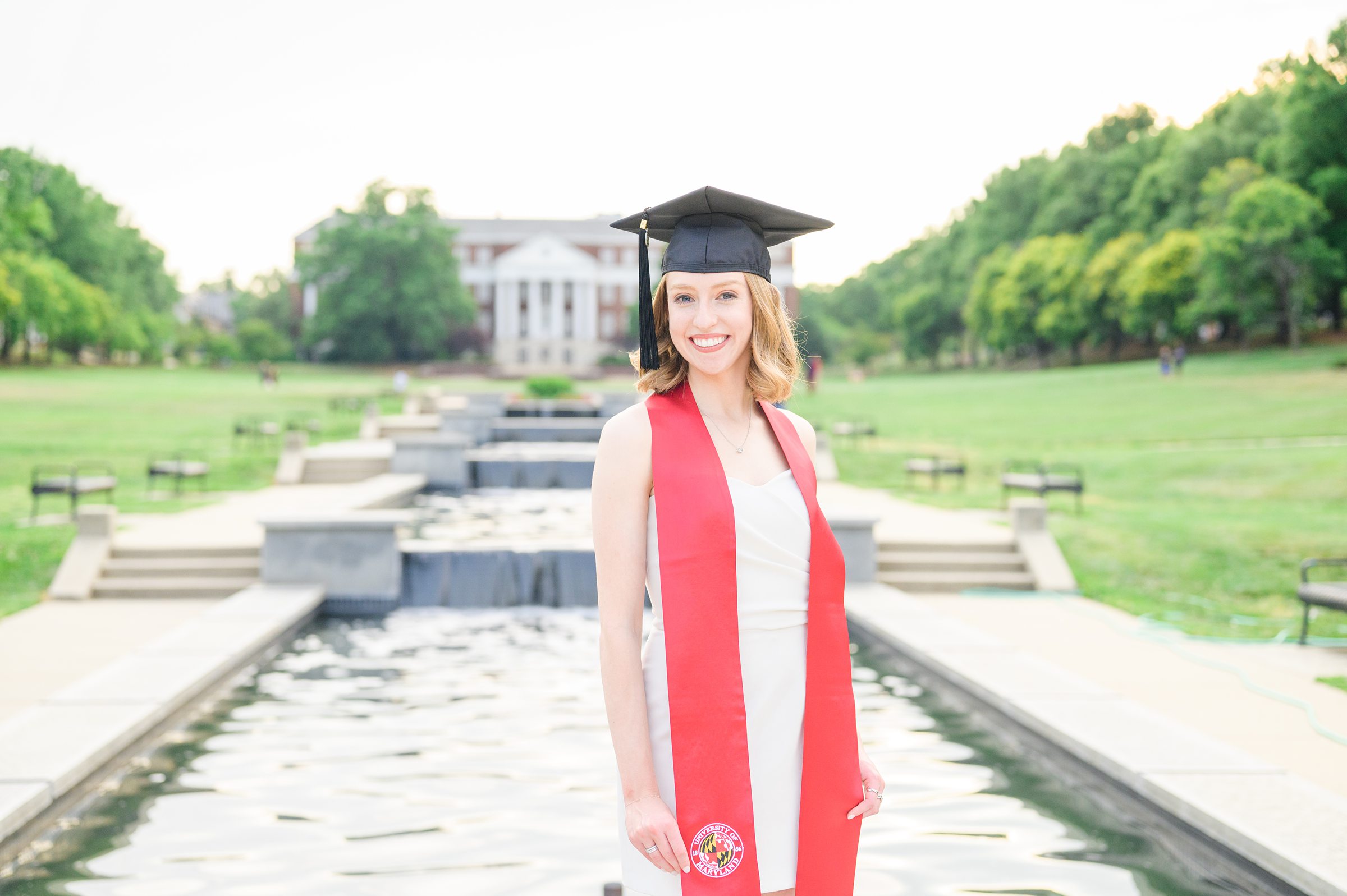 Julia's graduation portraits at UMD College Park photographed by Baltimore Photographer Cait Kramer