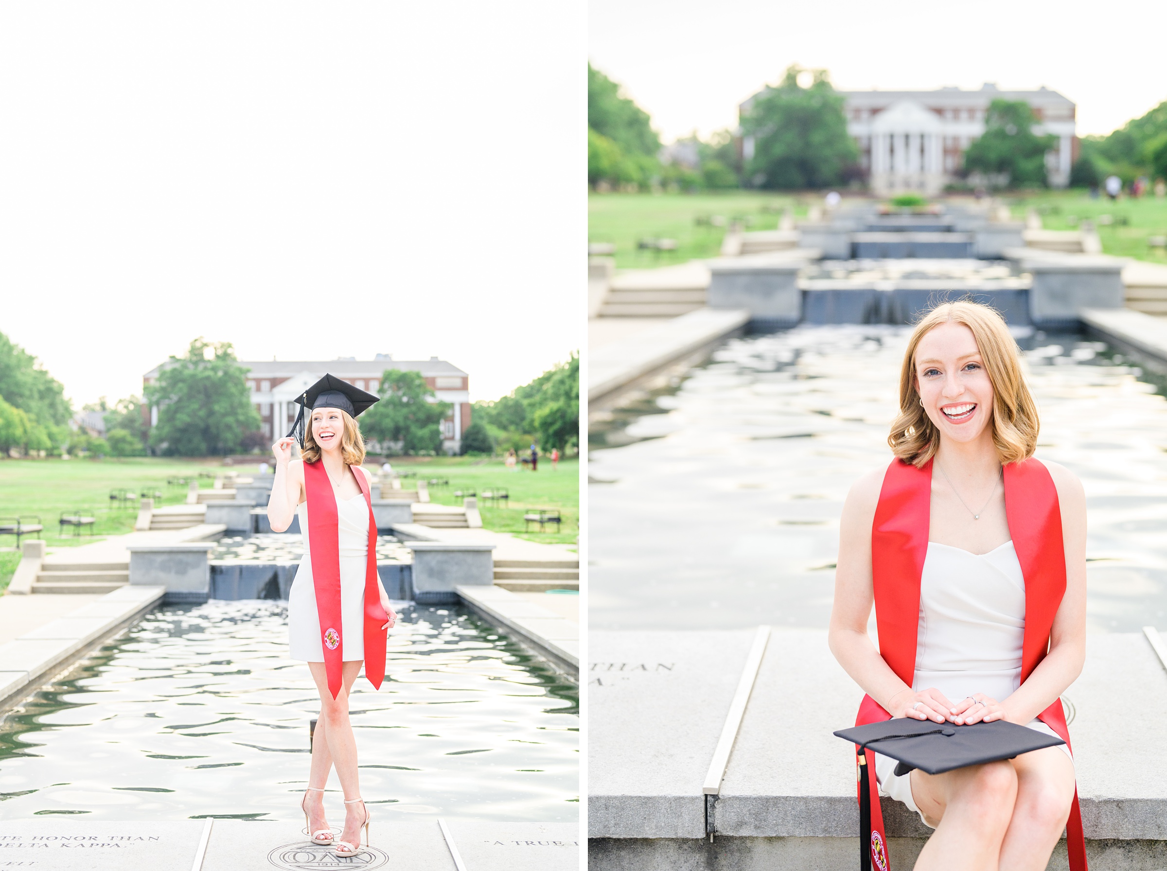 Julia's graduation portraits at UMD College Park photographed by Baltimore Photographer Cait Kramer